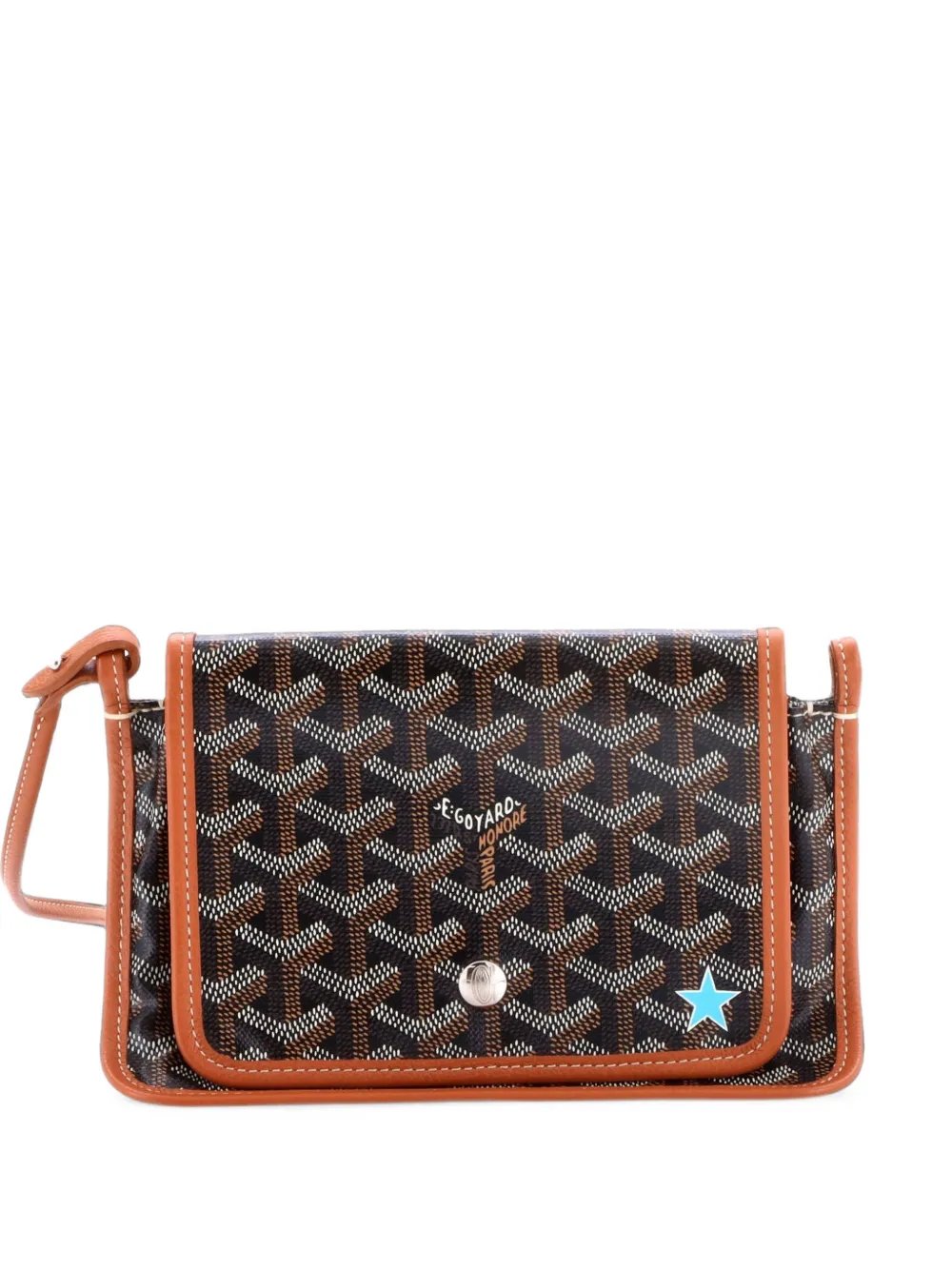 Goyard Plumet Clutch Wallet Printed Coated Canvas crossbody bag