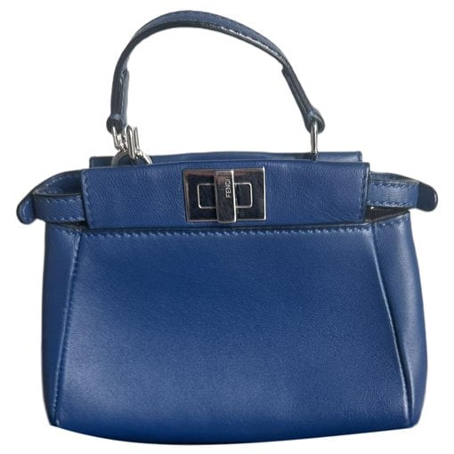 Peekaboo leather handbag