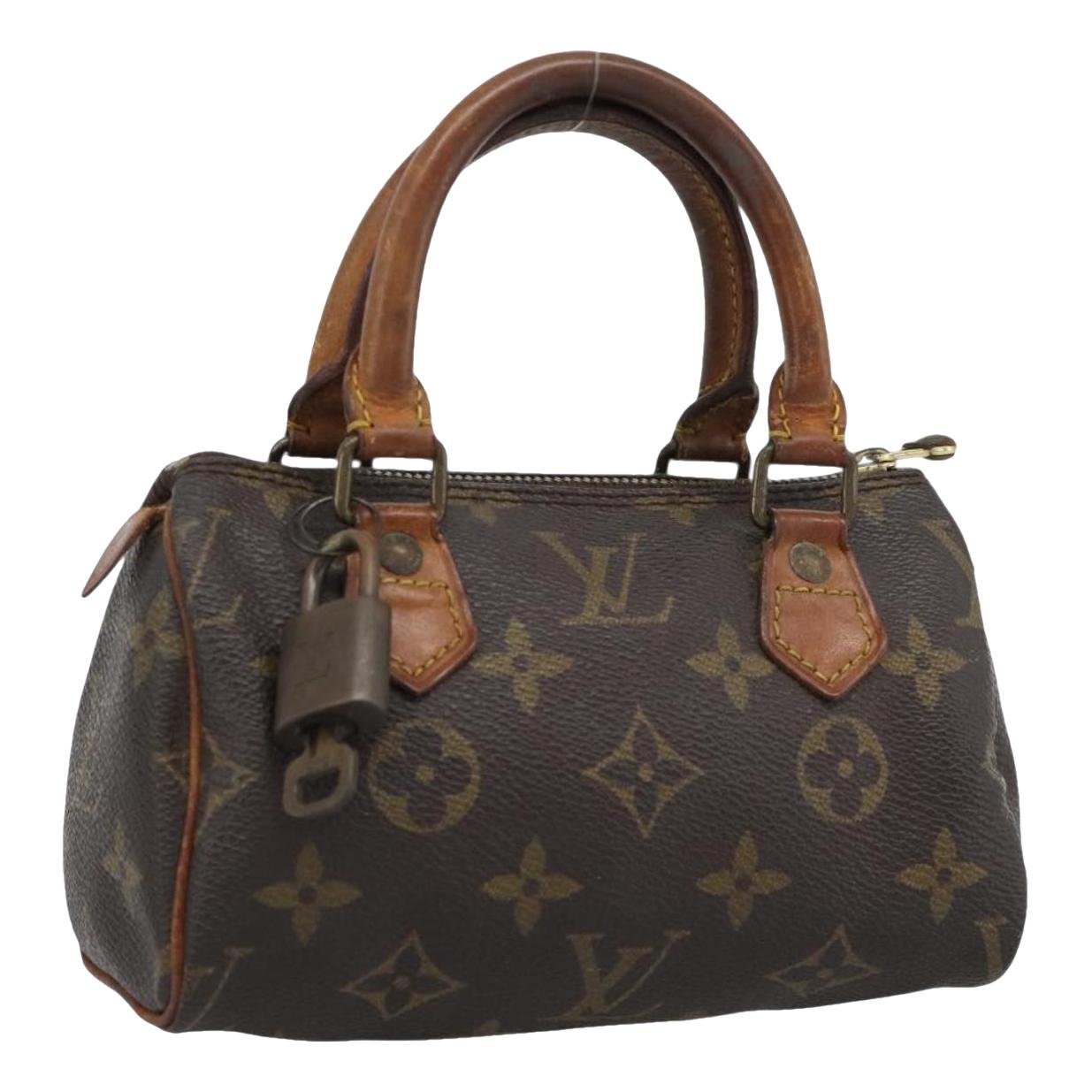 Nano Speedy / Mini HL leather handbag