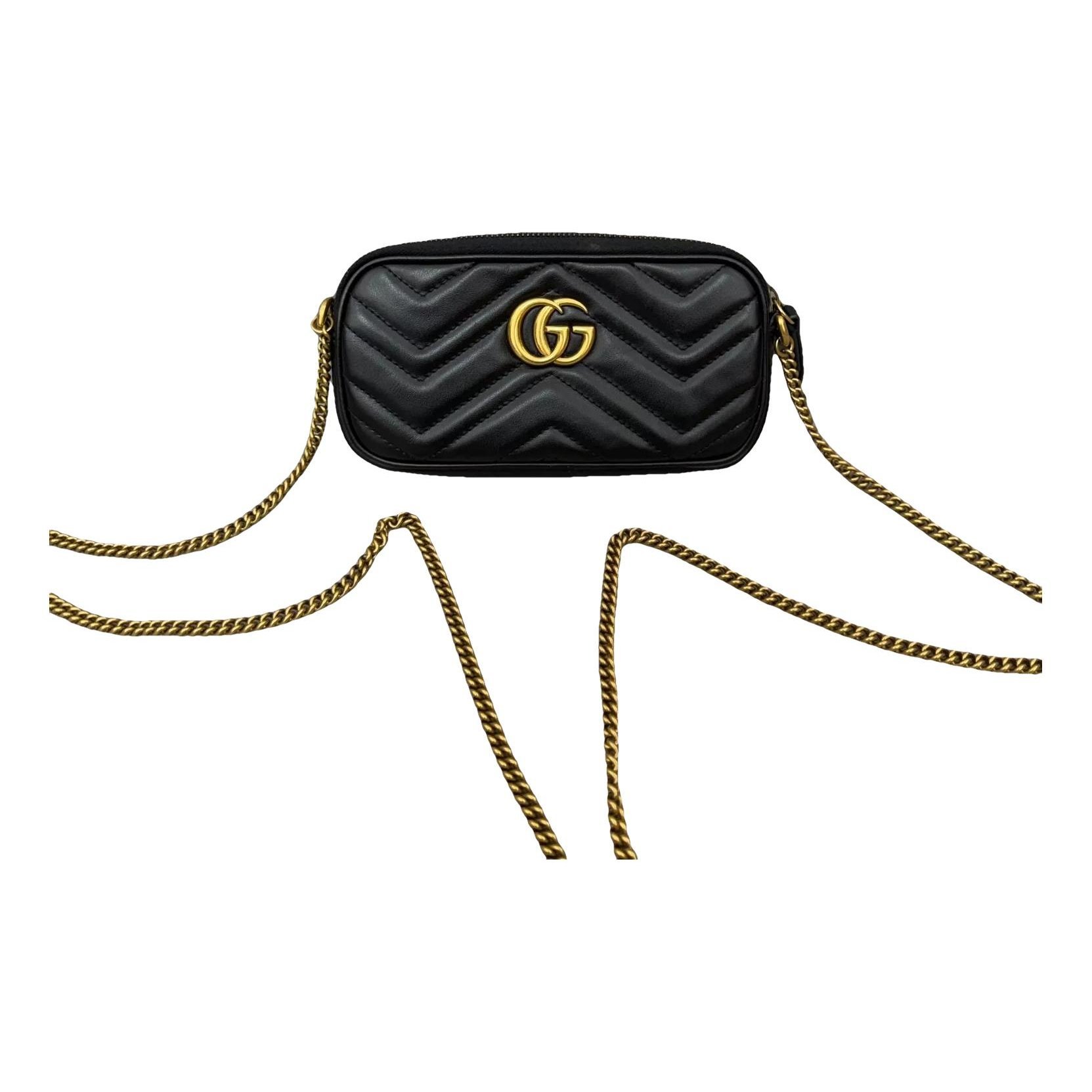 GG Marmont Triple zip leather handbag