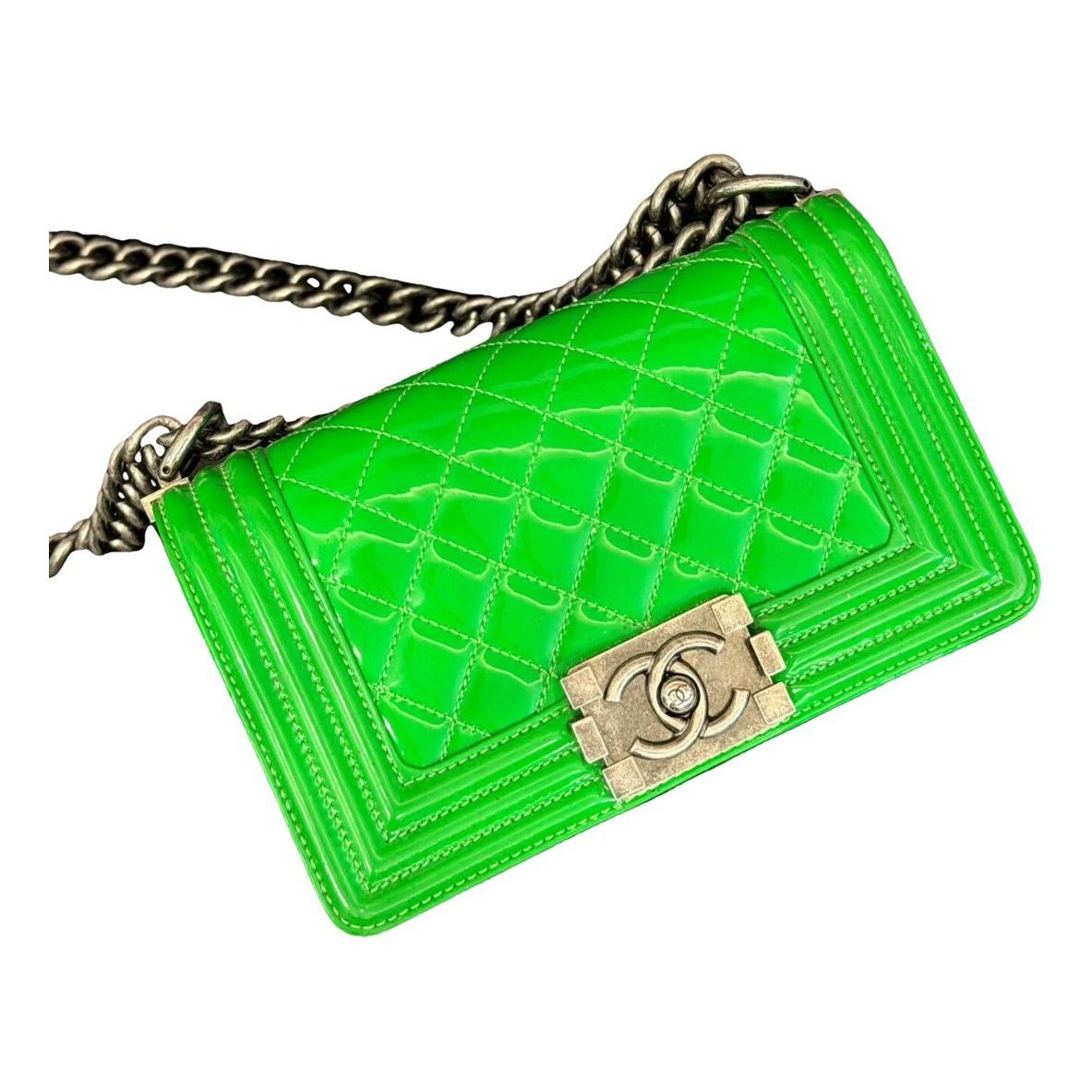 Boy leather crossbody bag