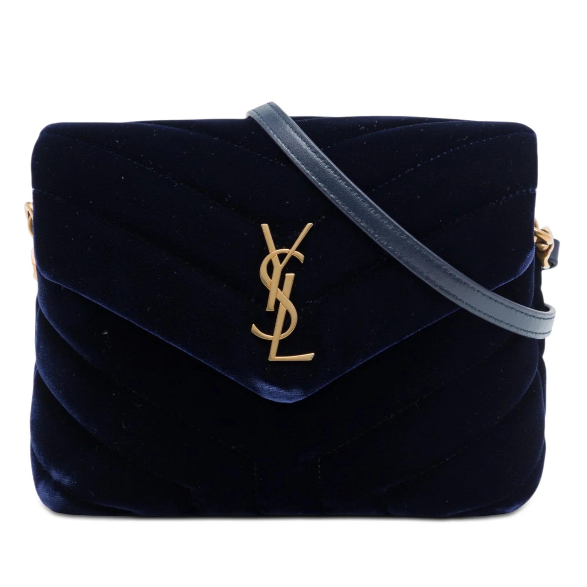 Loulou velvet handbag