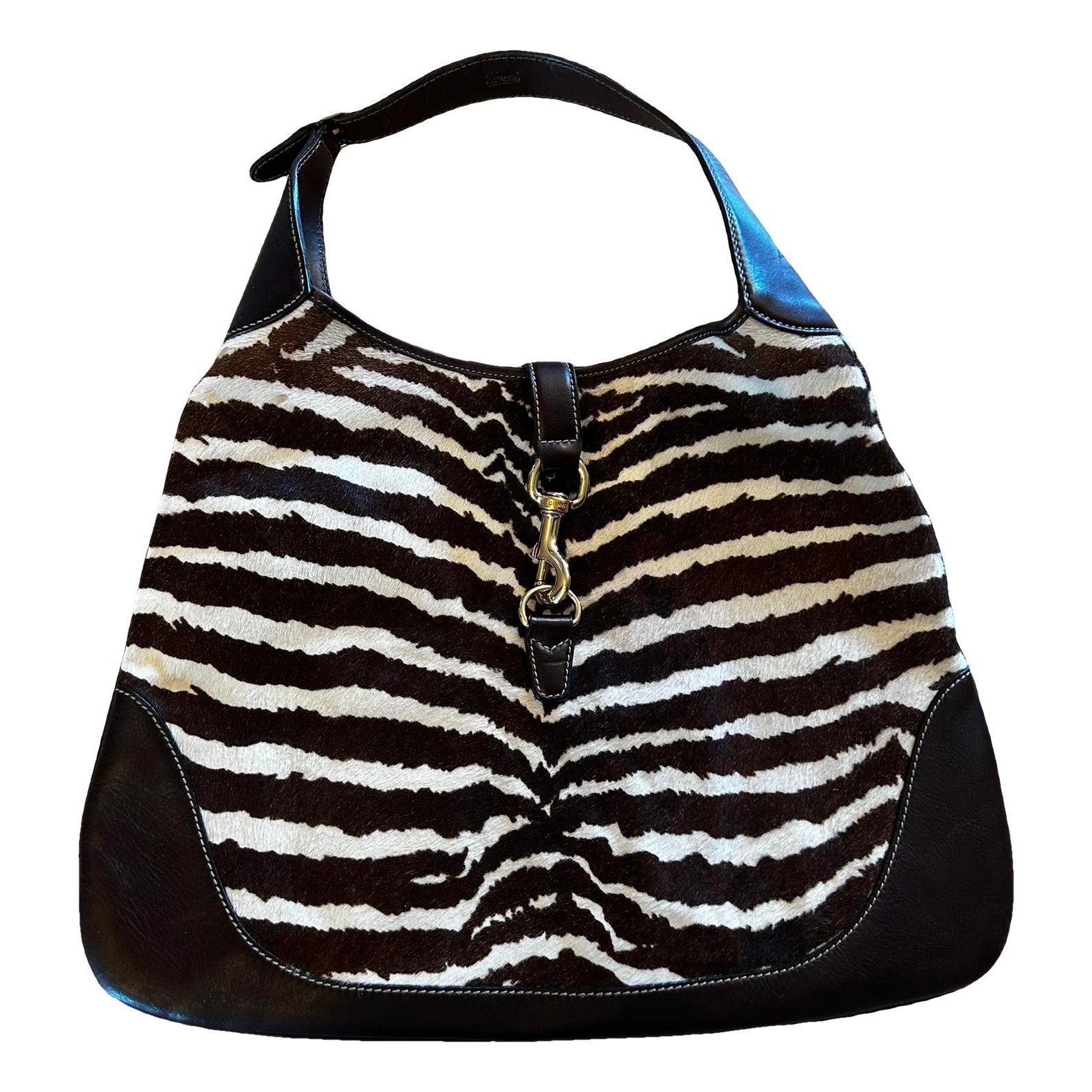 Jackie Vintage pony-style calfskin handbag