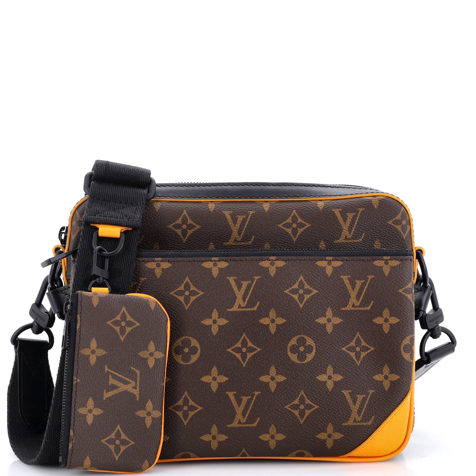 Trio Messenger Bag Macassar Monogram Canvas