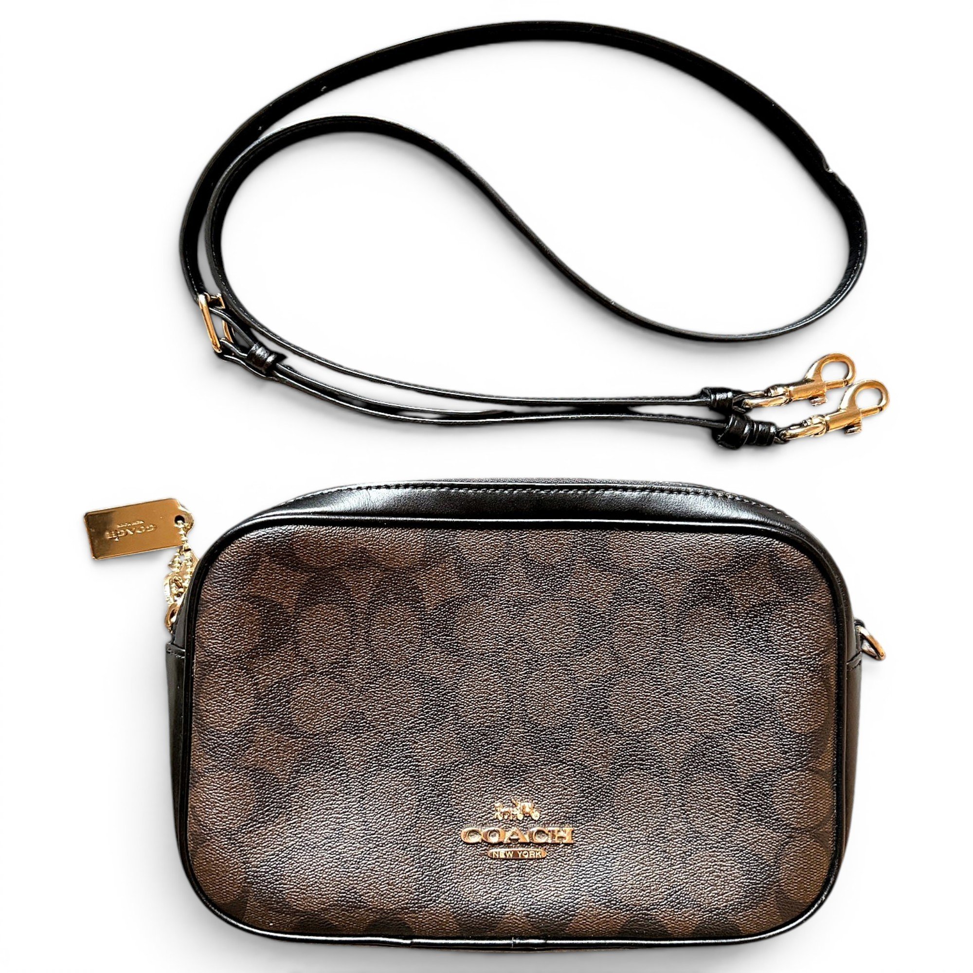 Lane leather crossbody bag