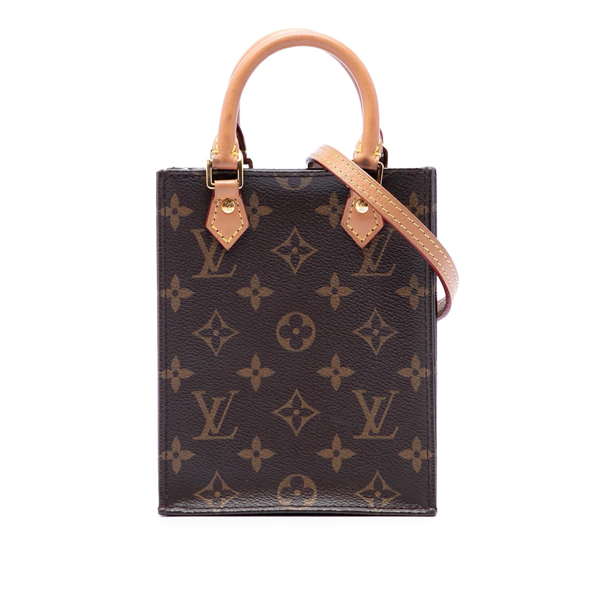 Plat leather satchel