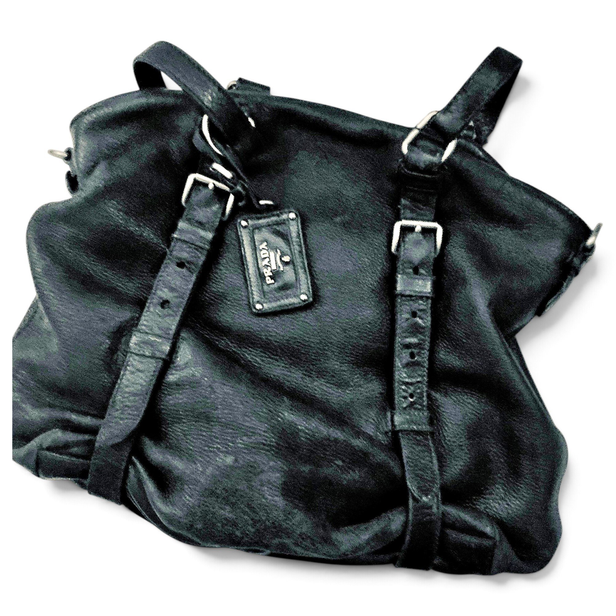 Leather tote