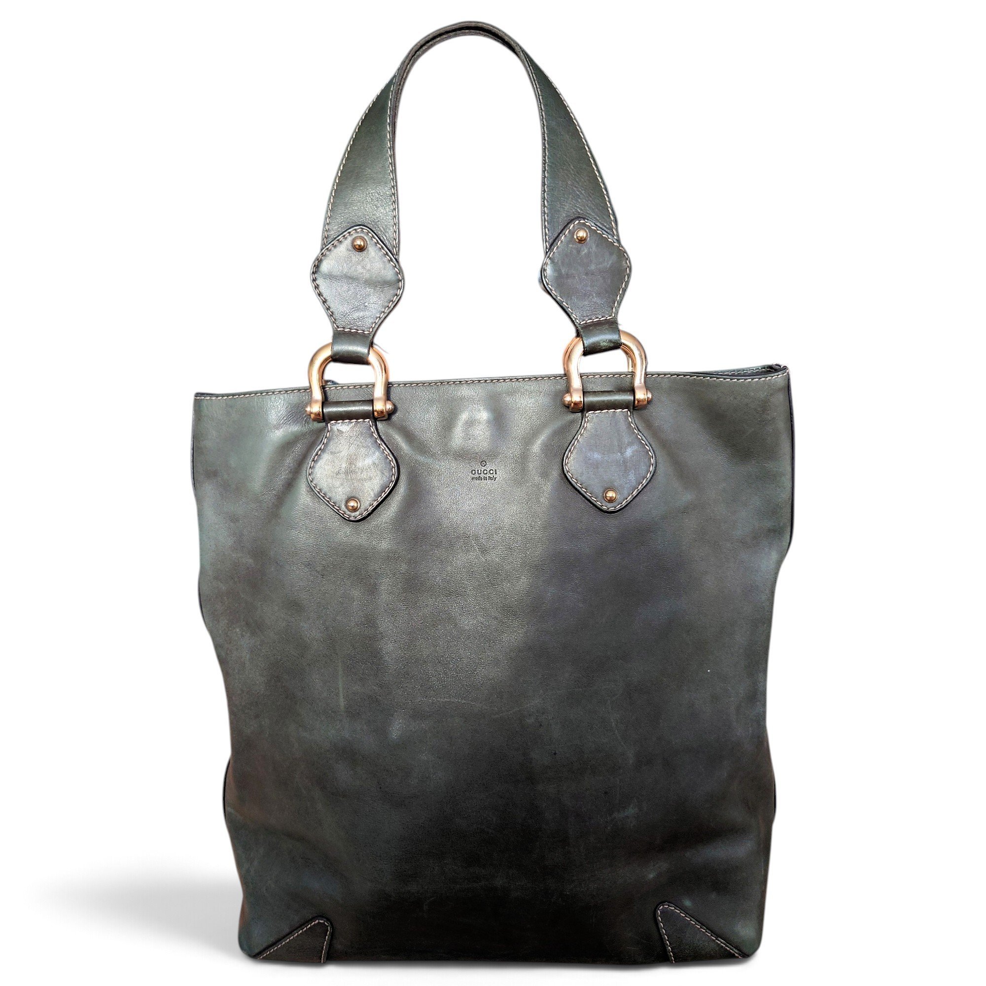 Abbey leather tote