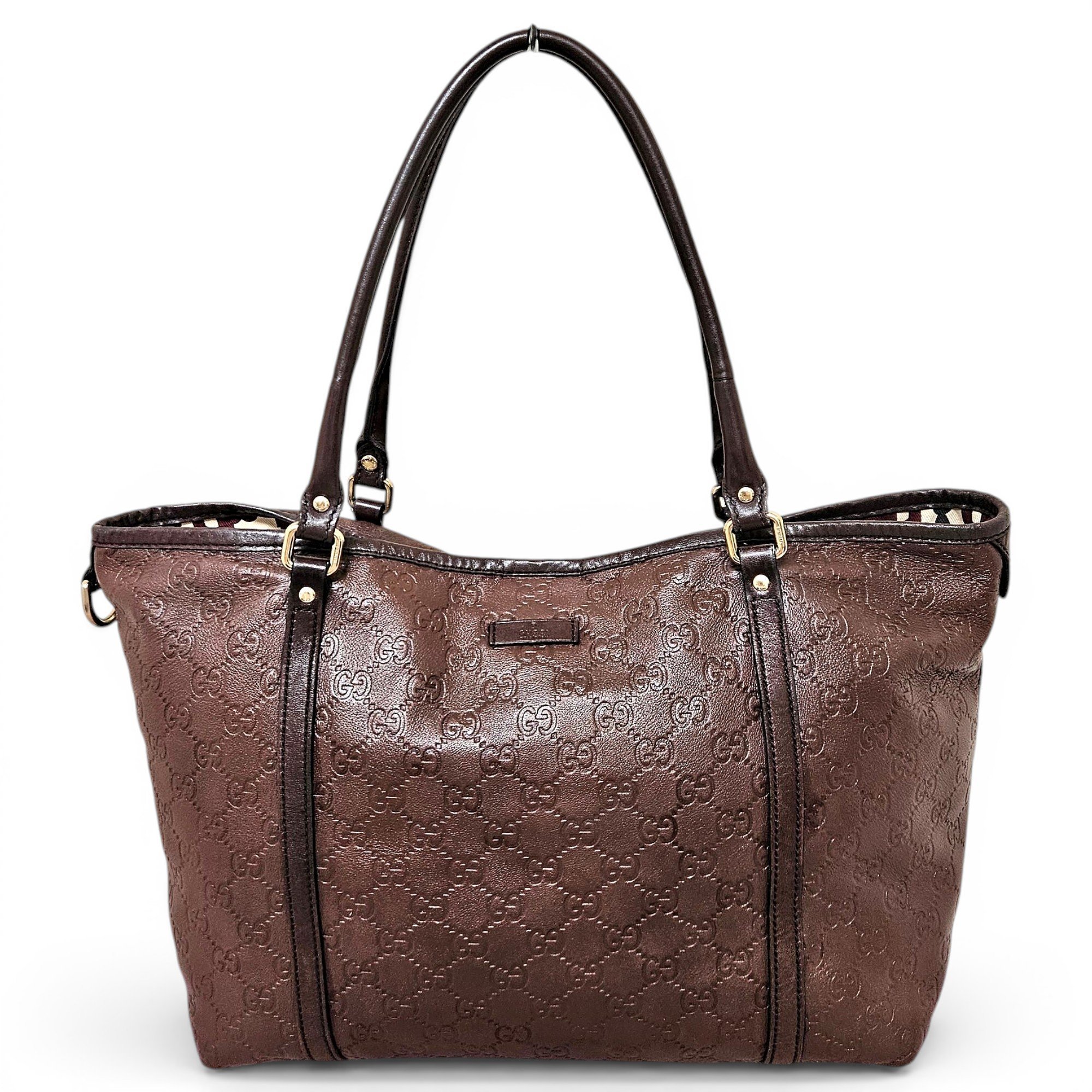 Leather tote