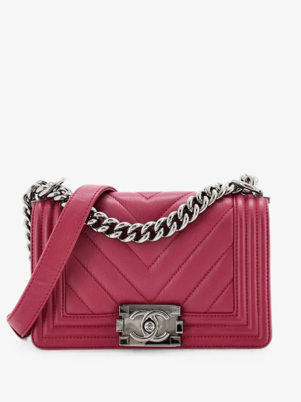 Boy Flap Bag Chevron Calfskin Small crossbody bag