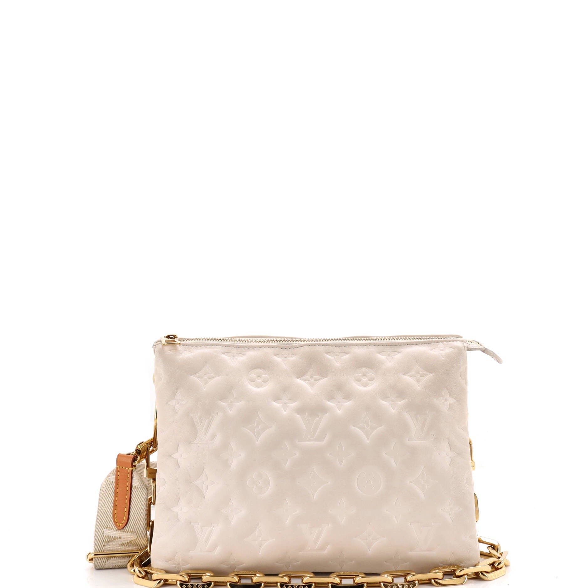 Coussin Bag Monogram Embossed Lambskin PM