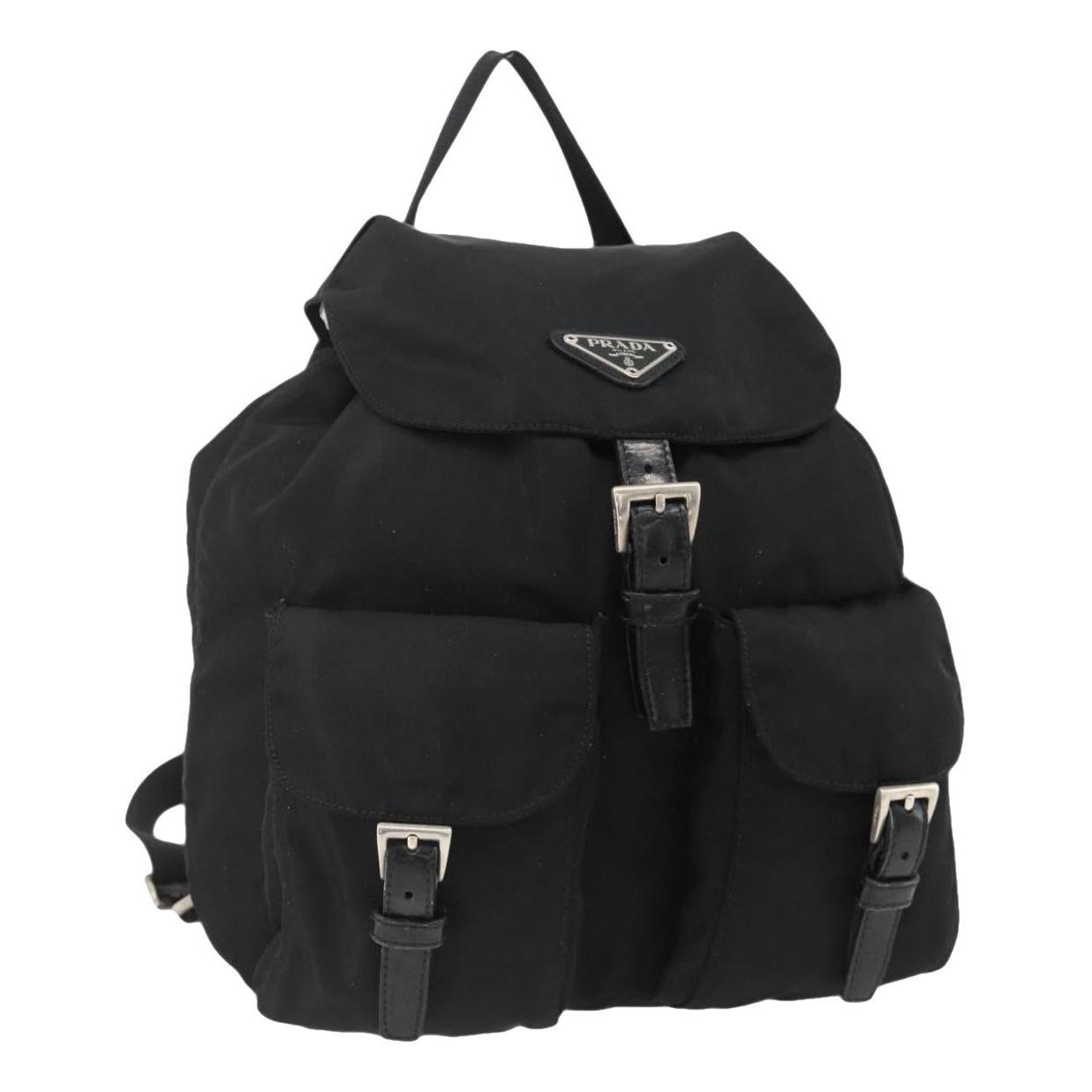 Leather backpack