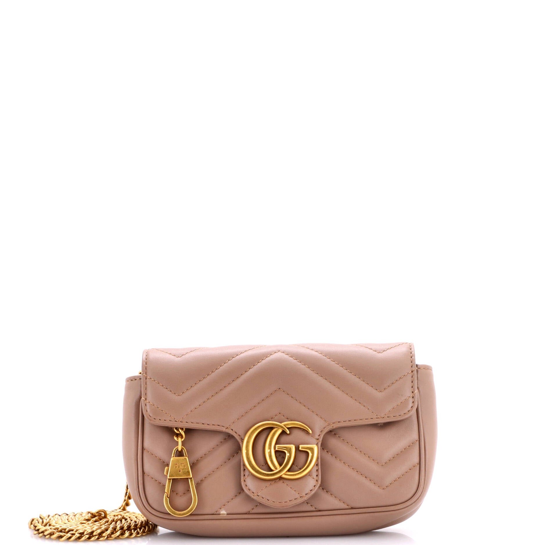 GG Marmont Flap Bag Matelasse Leather Super Mini