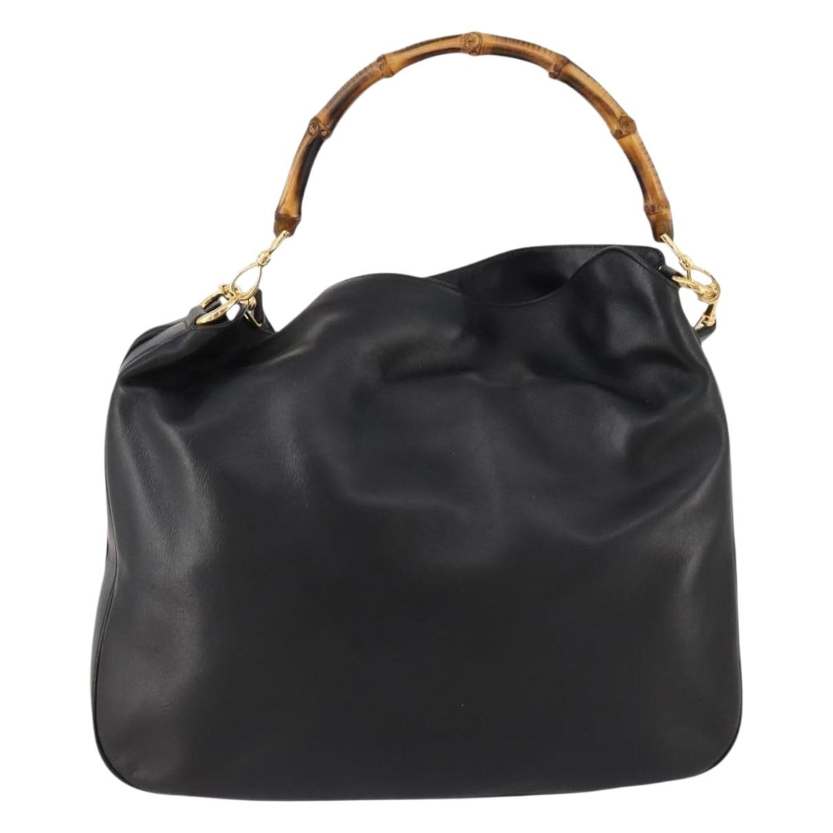 Bamboo leather handbag