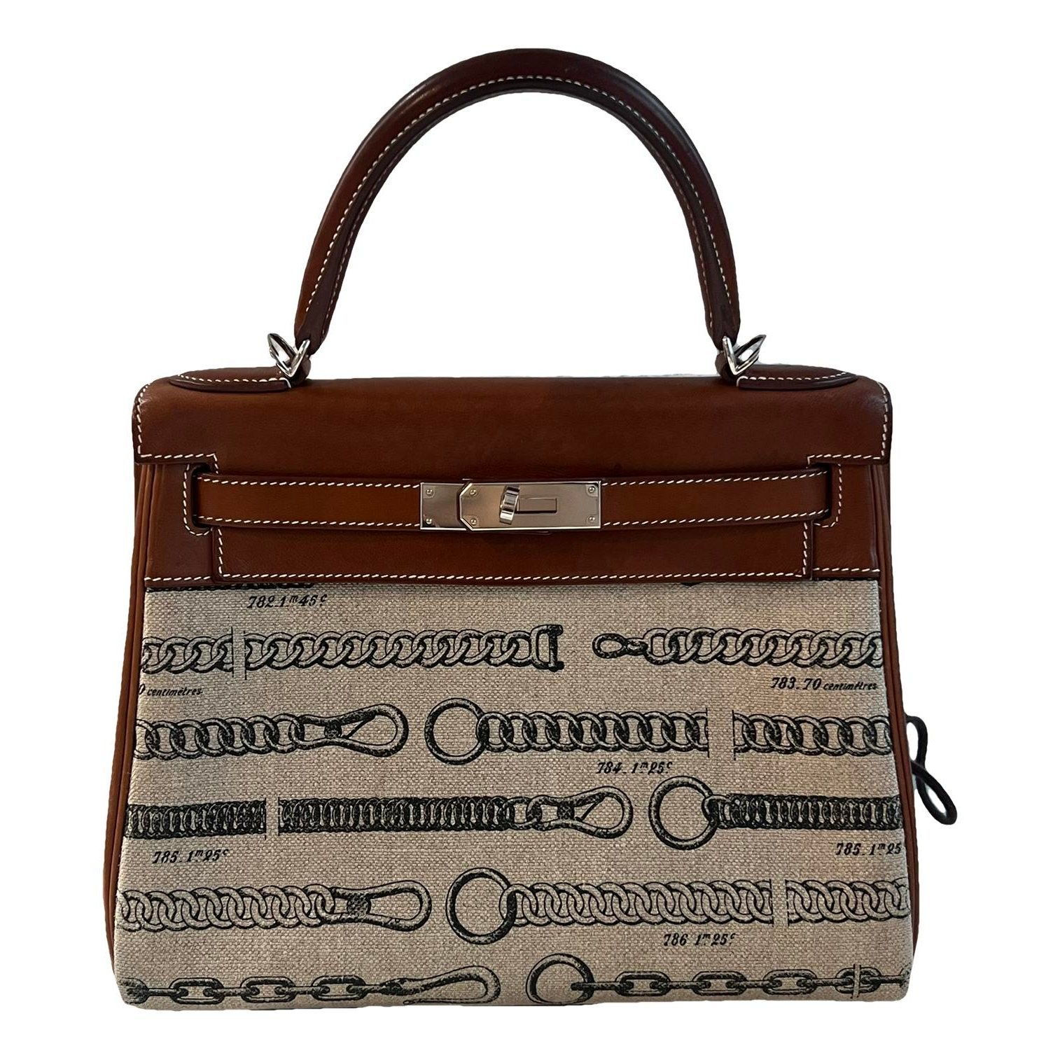 Kelly 28 leather handbag