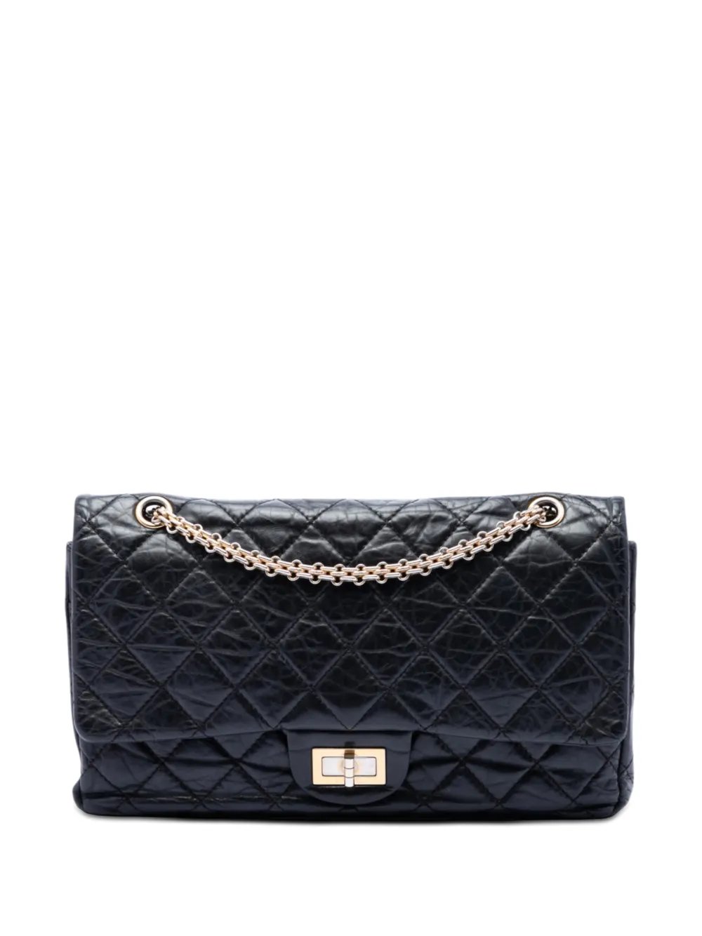 2011 Quilted Aged Calfskin Reissue 2.55 Double Flap 227 shoulder bag