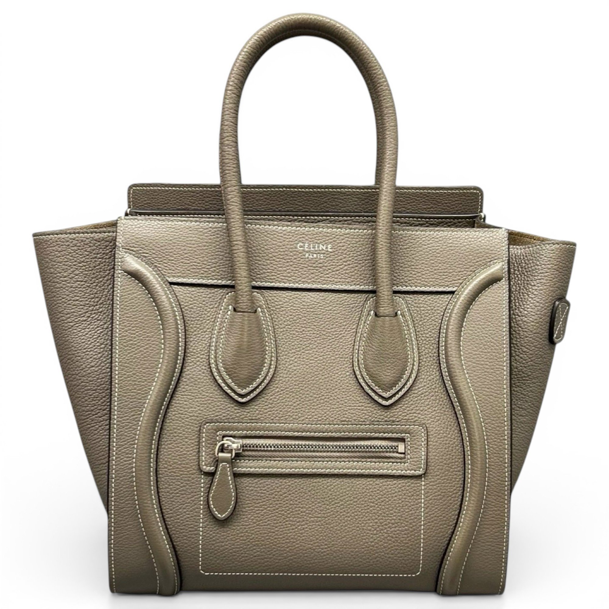 Luggage leather handbag