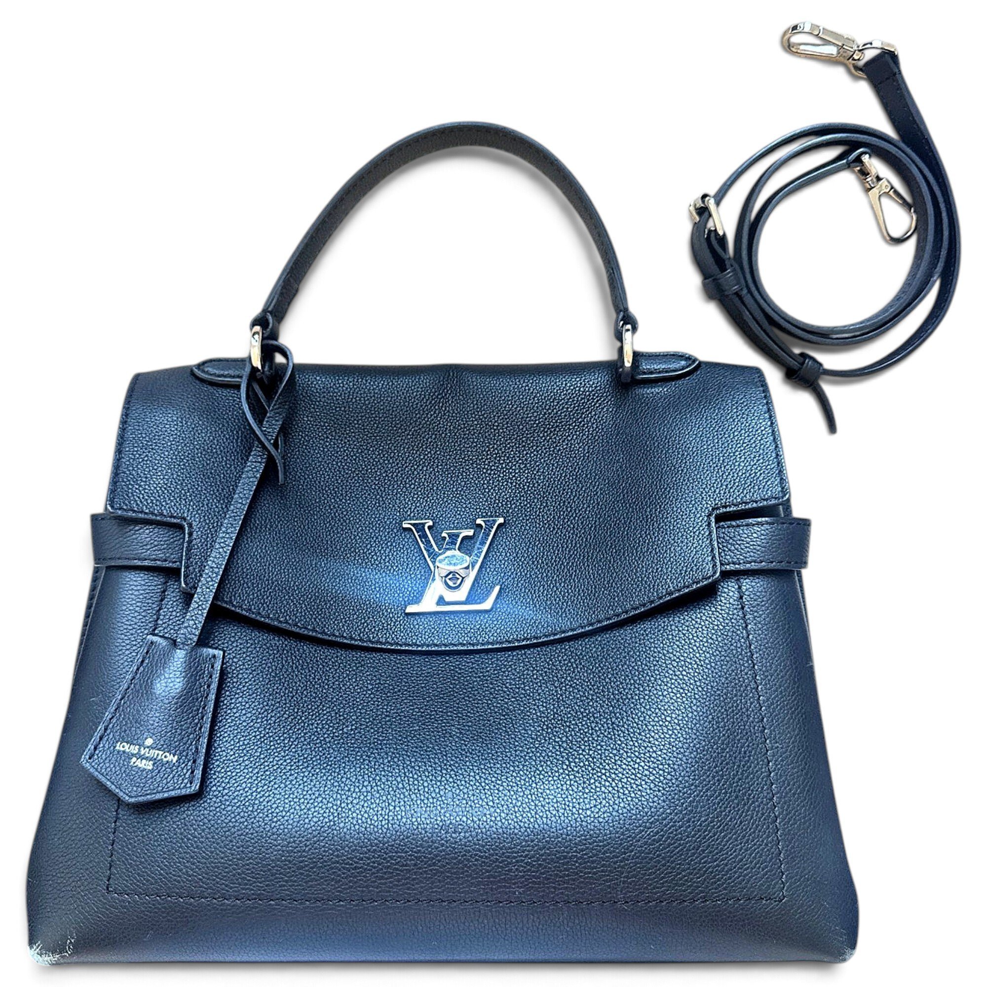 Lockme leather handbag