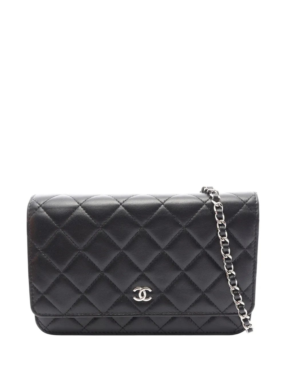 2019 CC Quilted Lambskin Wallet On Chain crossbody bag