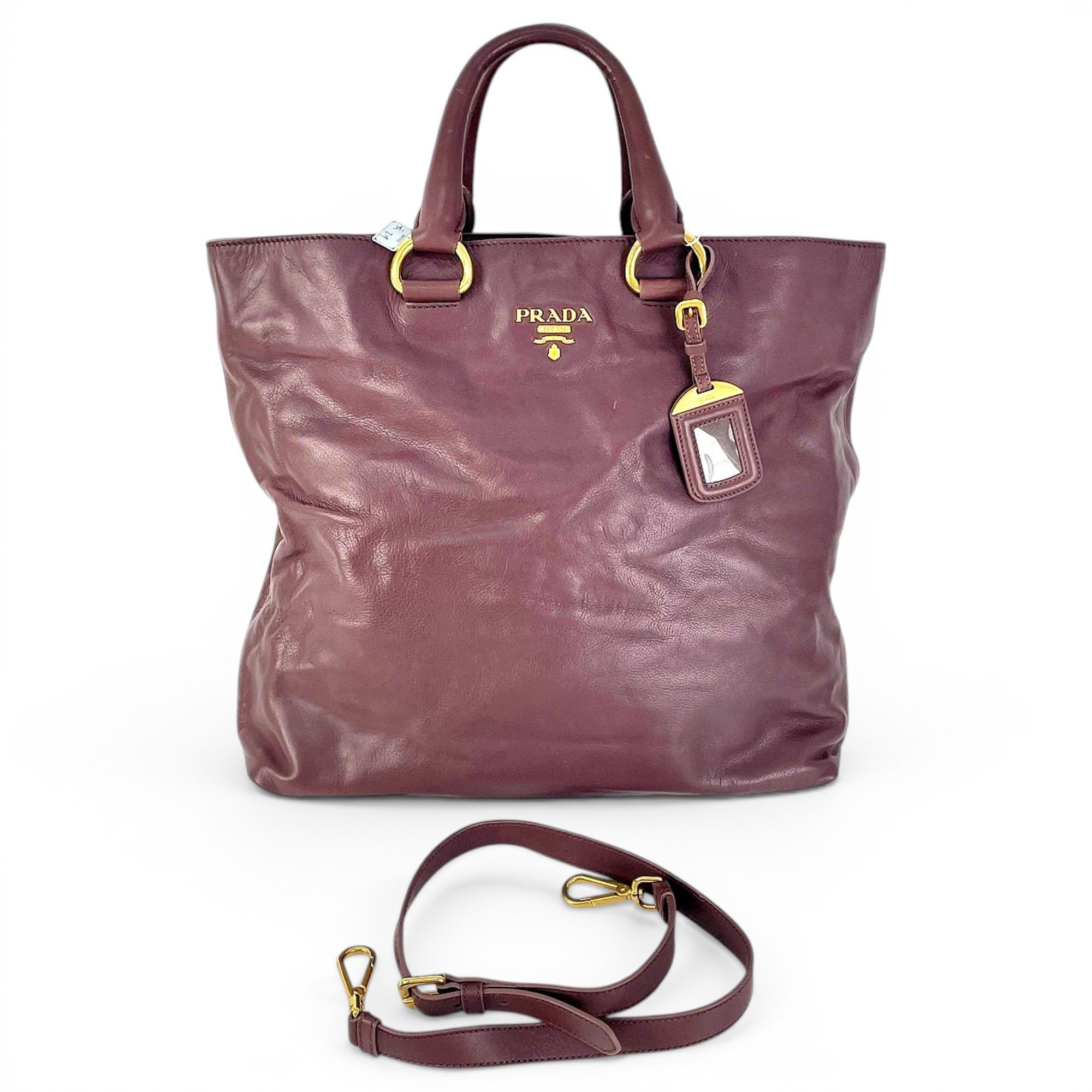 Leather tote