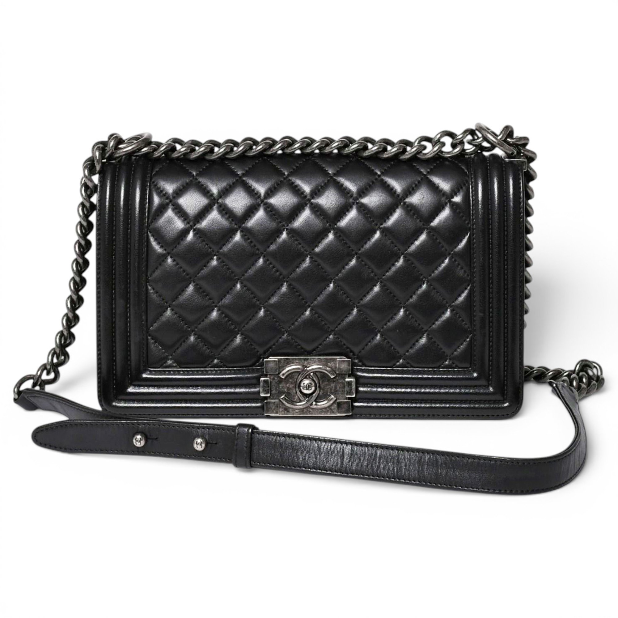 Boy leather handbag