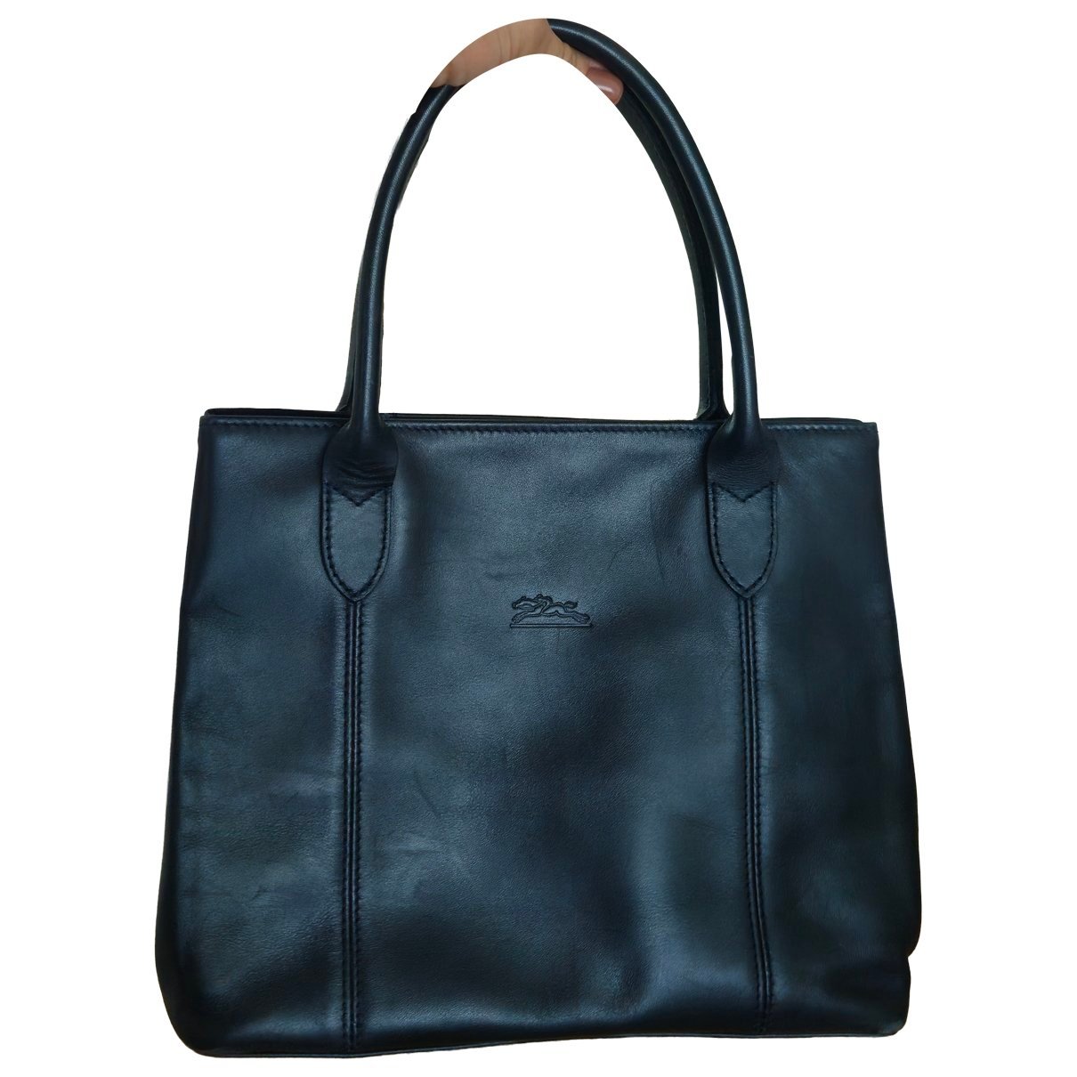 3D leather handbag