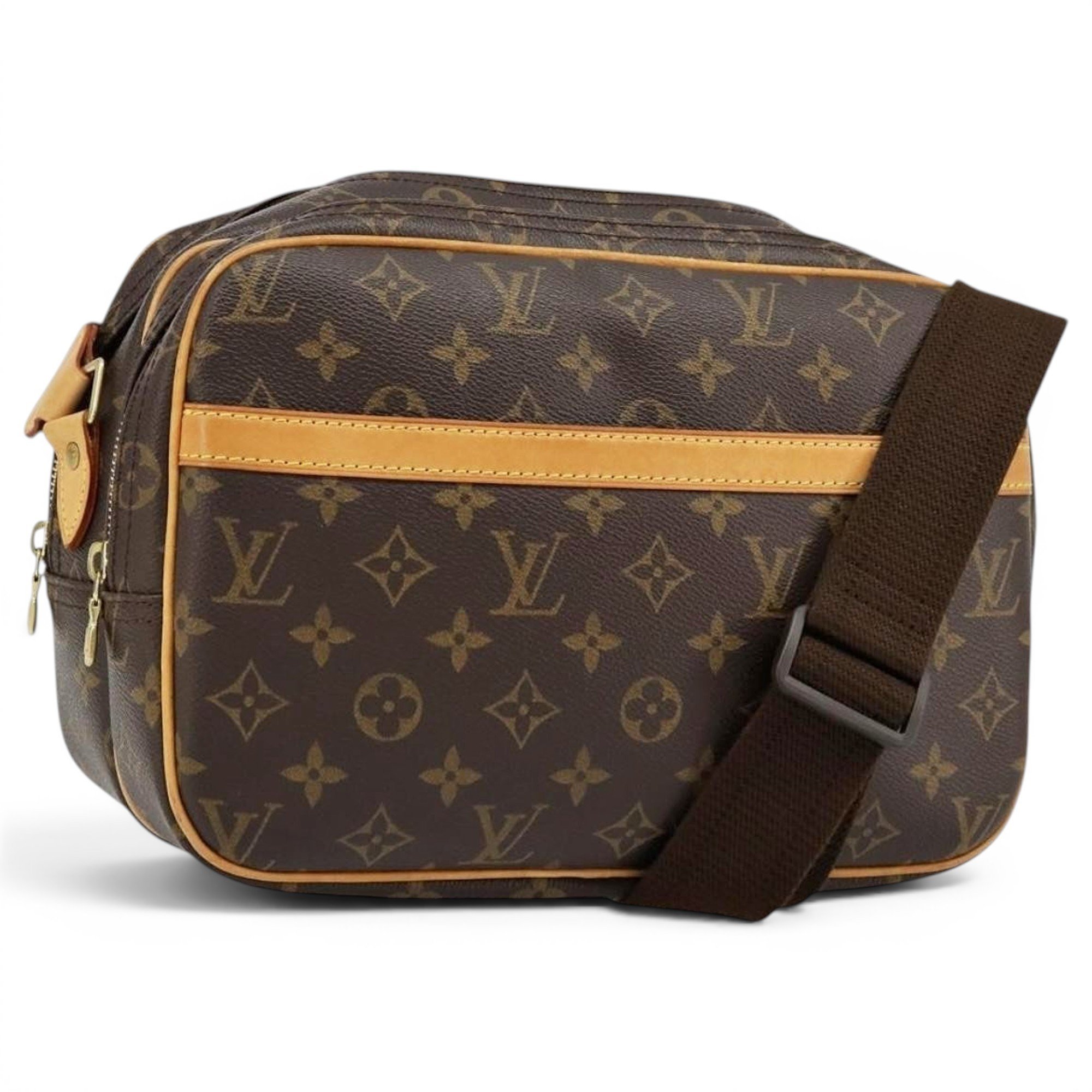 Reporter leather handbag