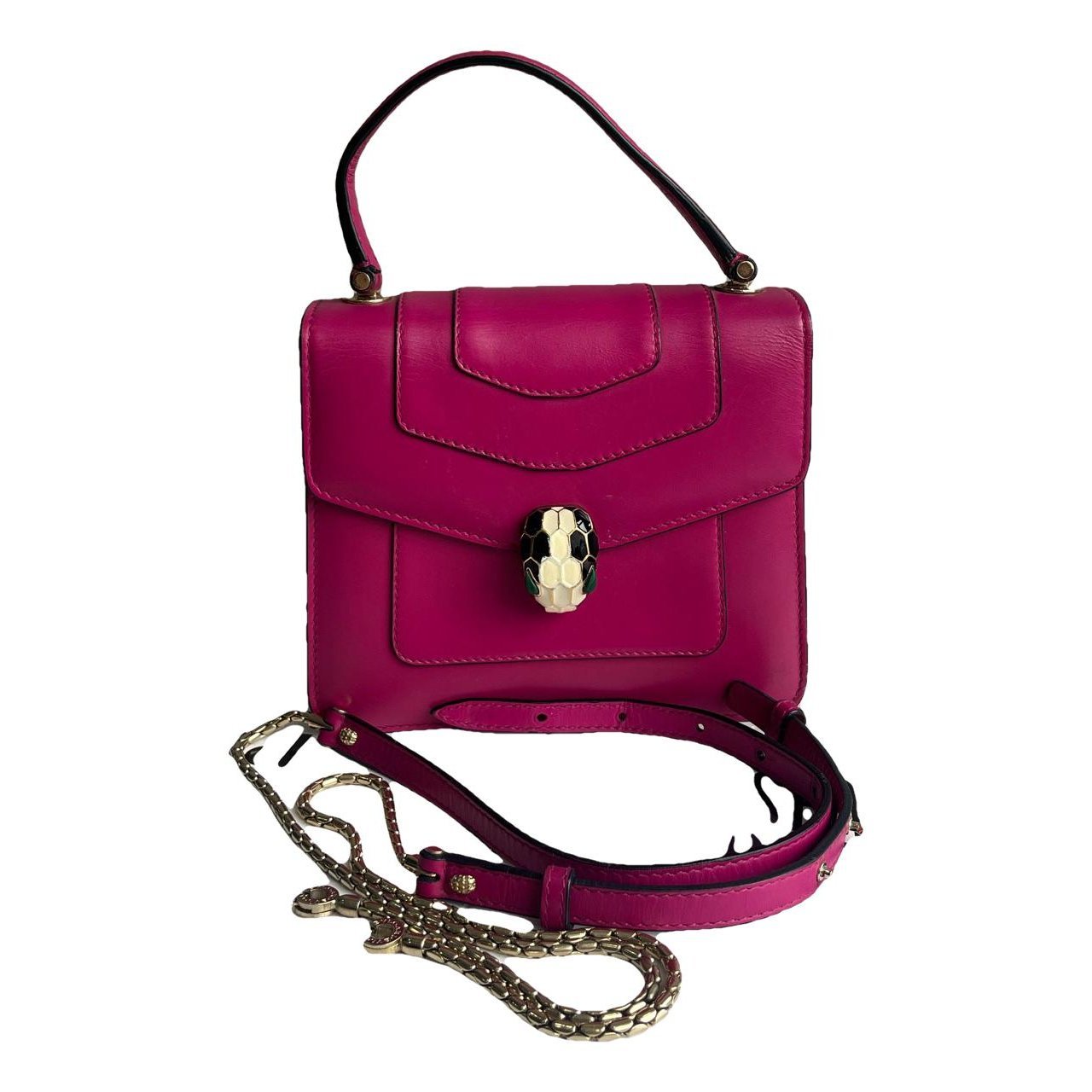 Serpenti leather crossbody bag