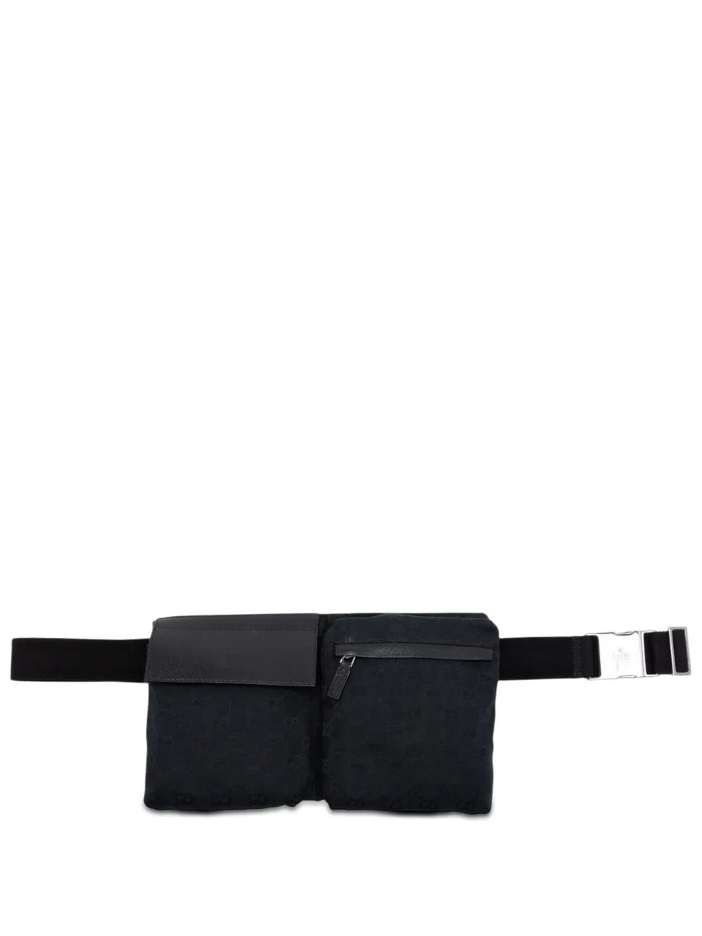 2016-2026 GG Canvas Double Pocket belt bag
