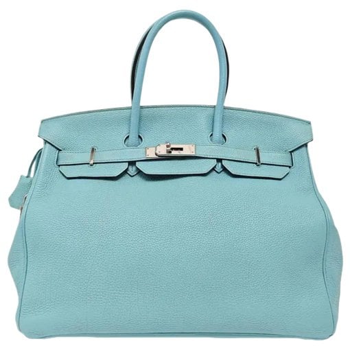 Birkin 35 leather handbag