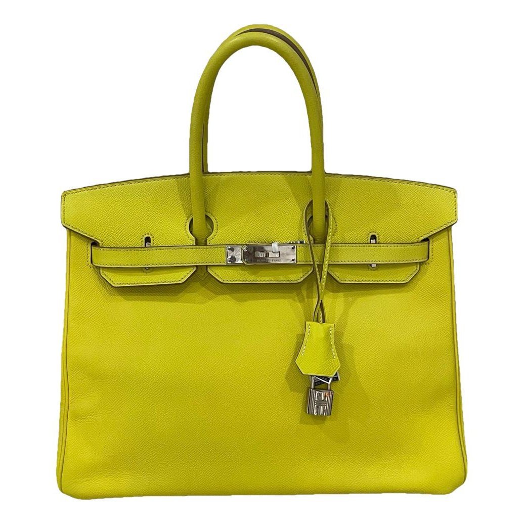 Birkin 35 leather handbag