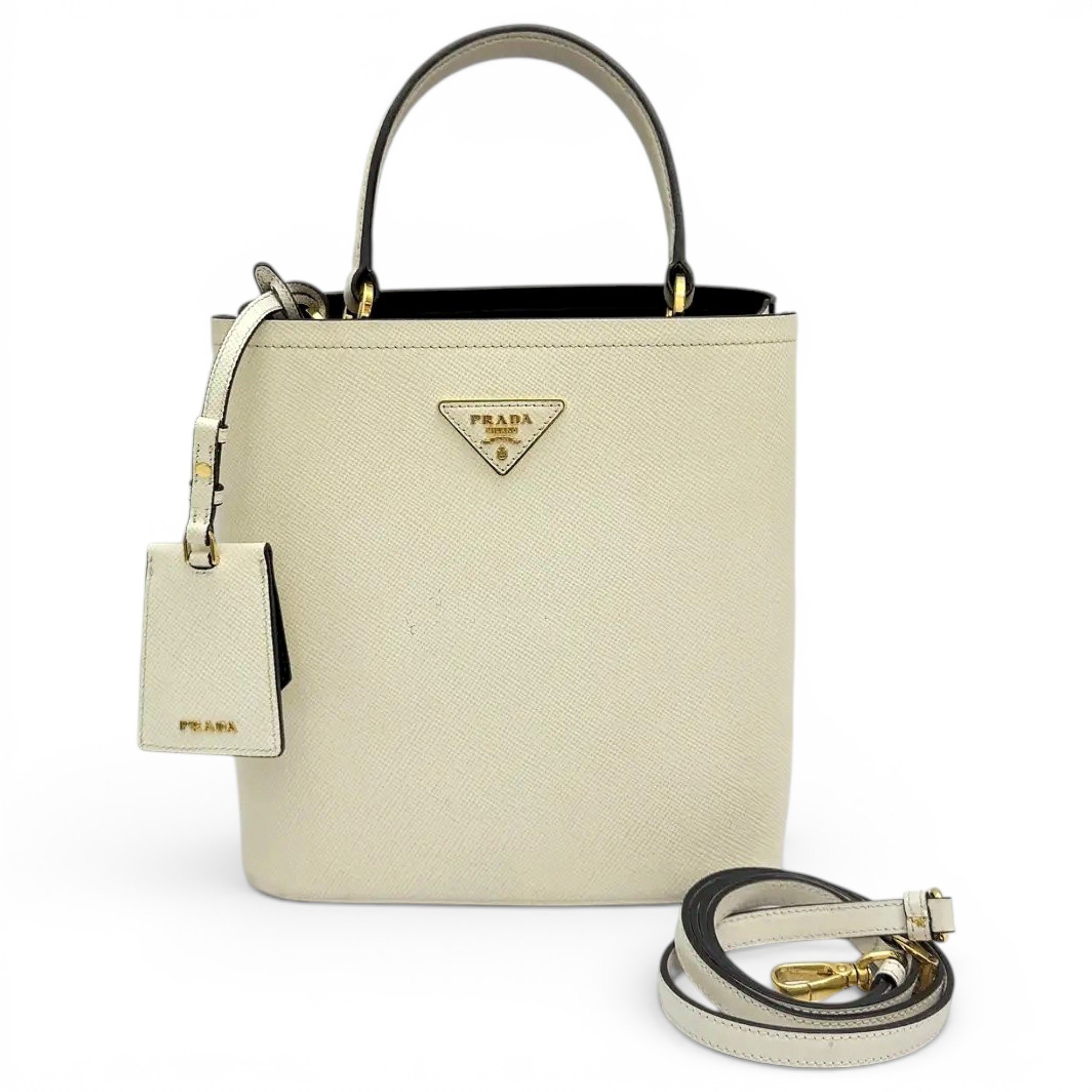 Panier leather crossbody bag