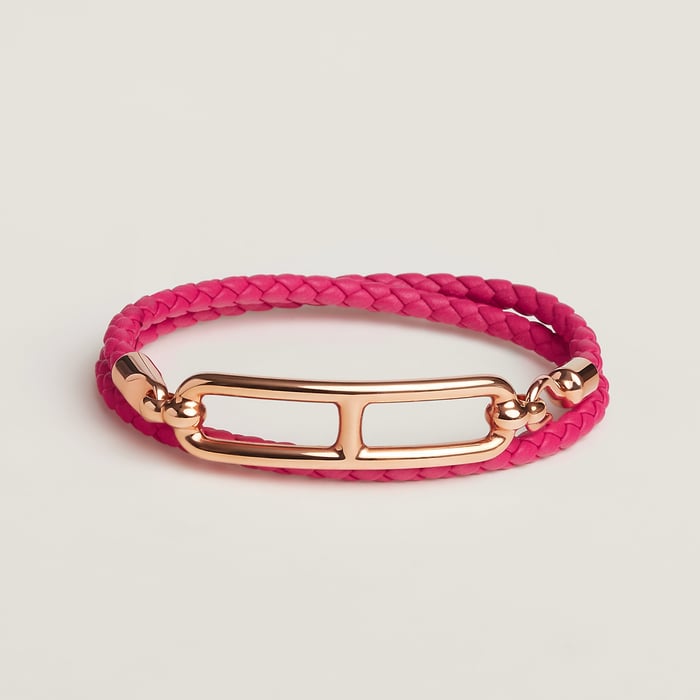Rose Mexico Roulis Double Tour Bracelet