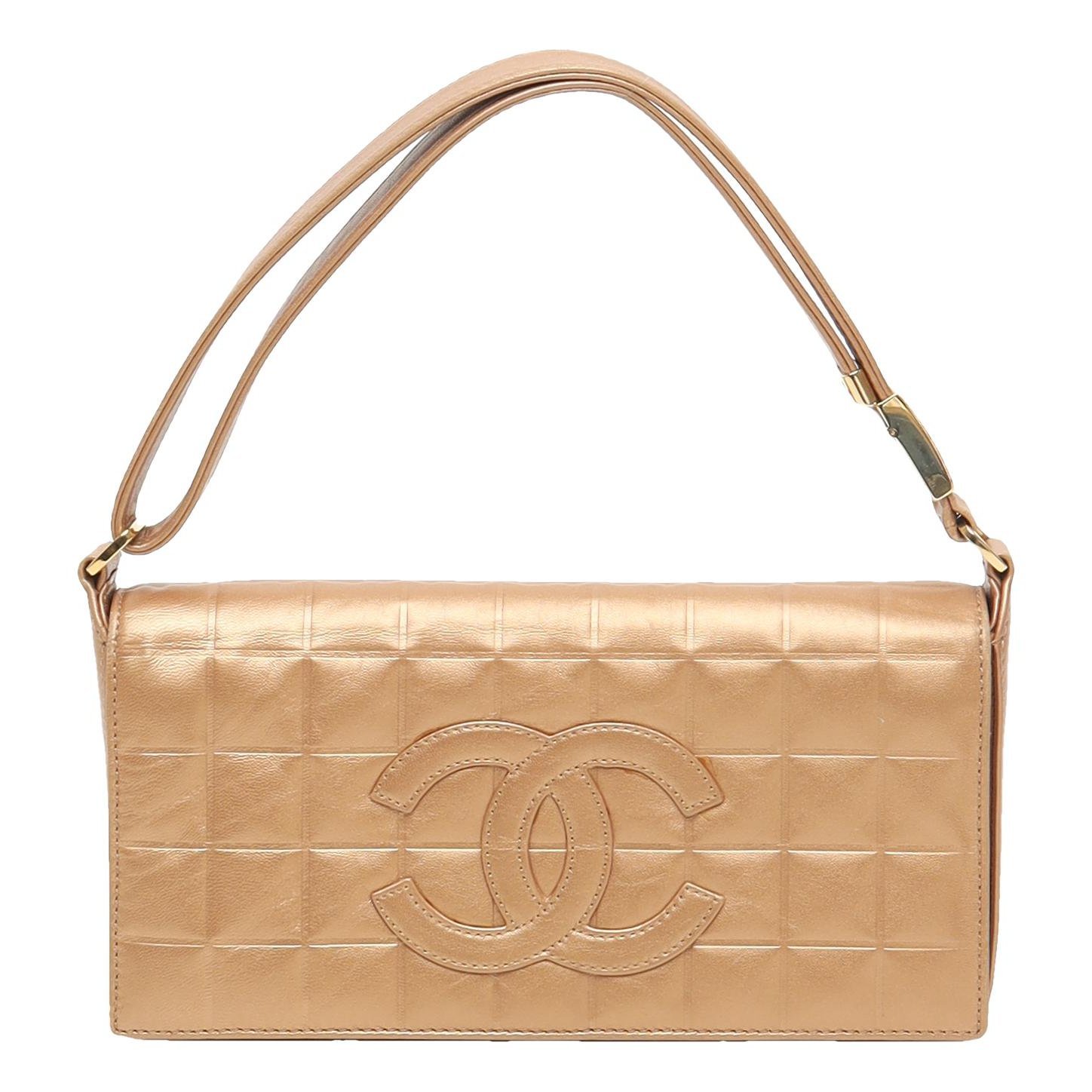 East West Chocolate Bar leather handbag