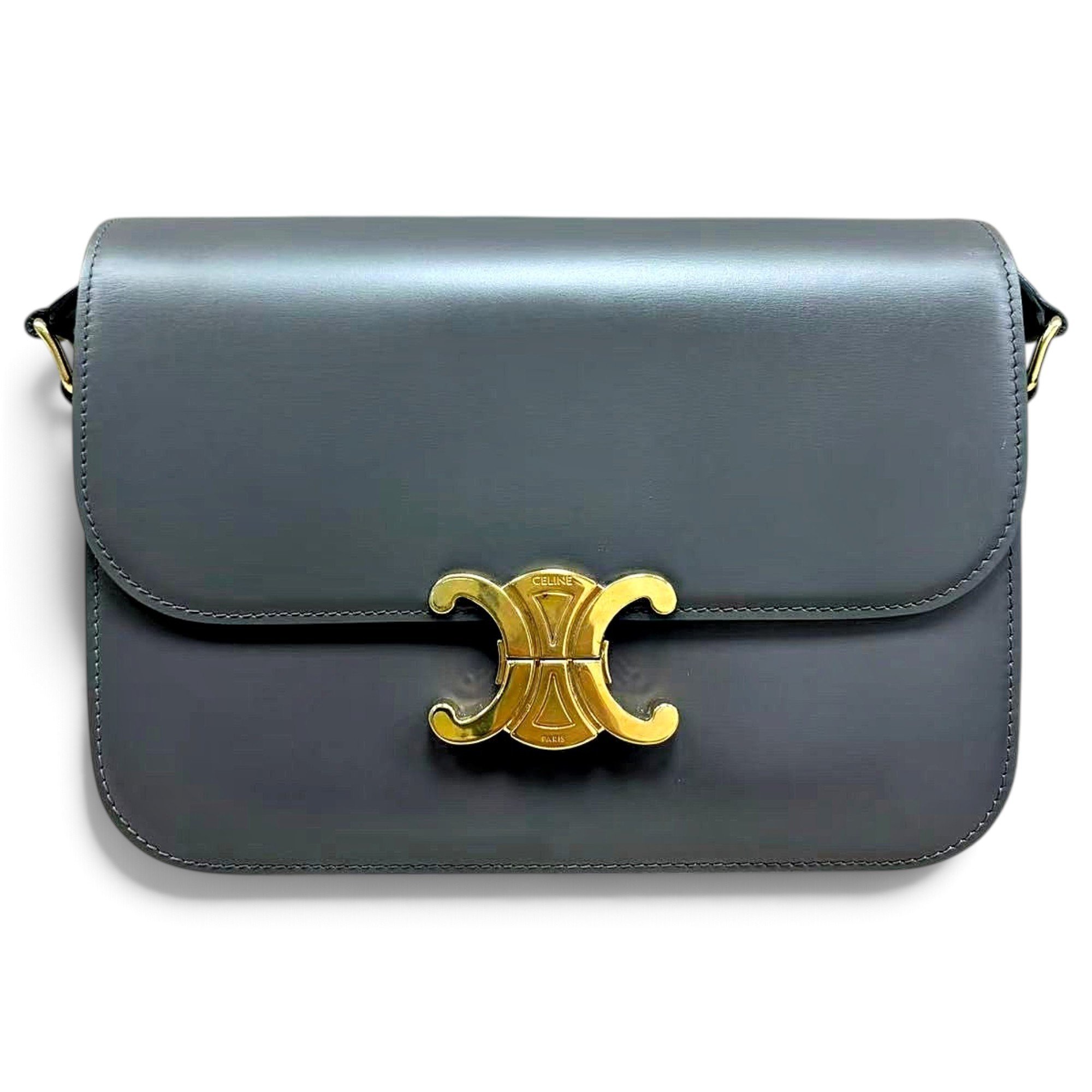 Triomphe leather handbag
