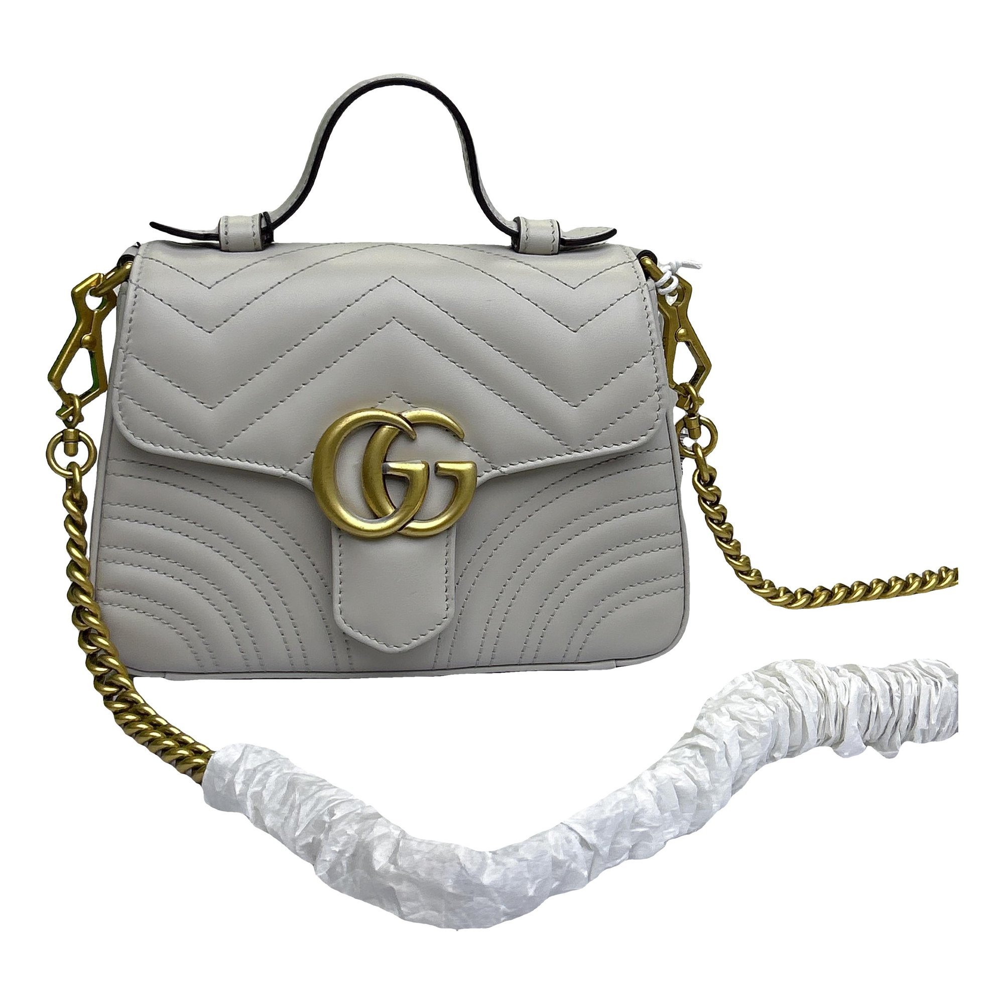 GG Marmont Flap leather handbag