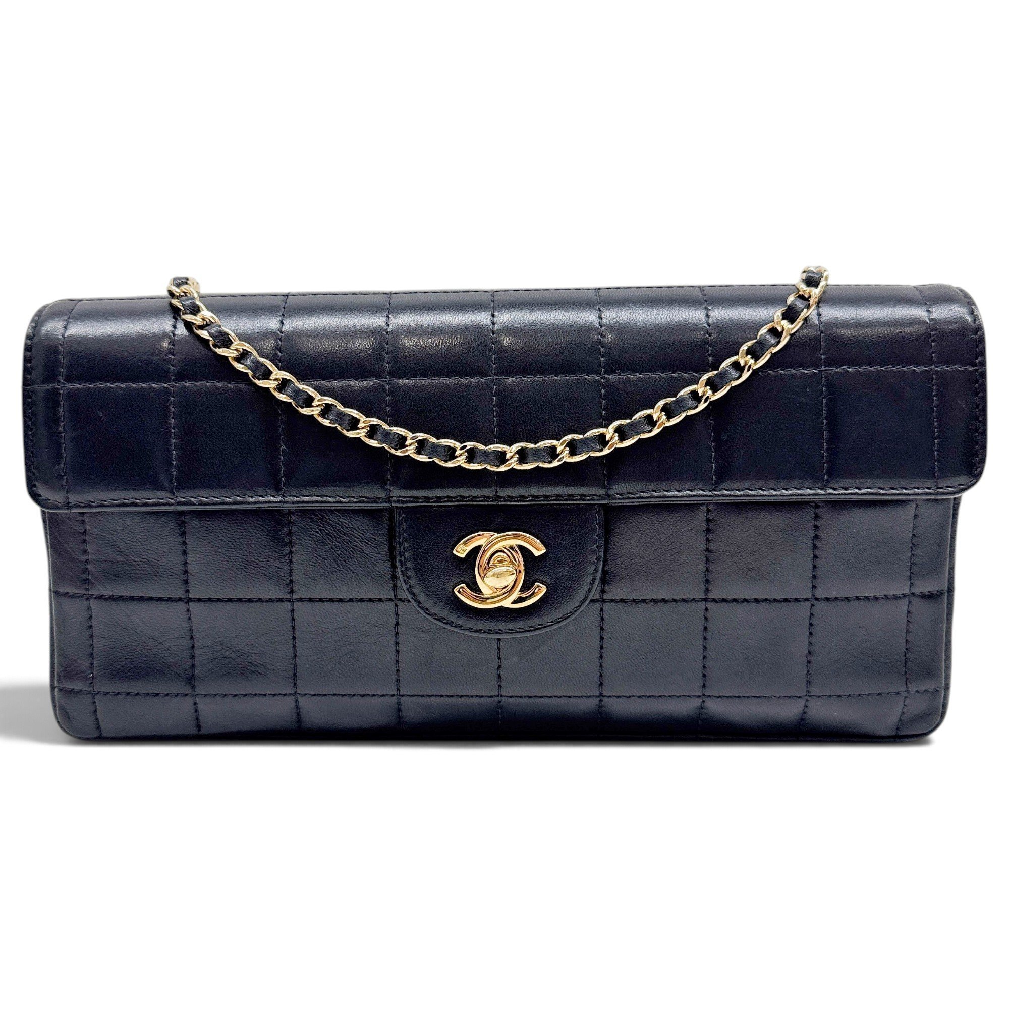 East West Chocolate Bar leather handbag