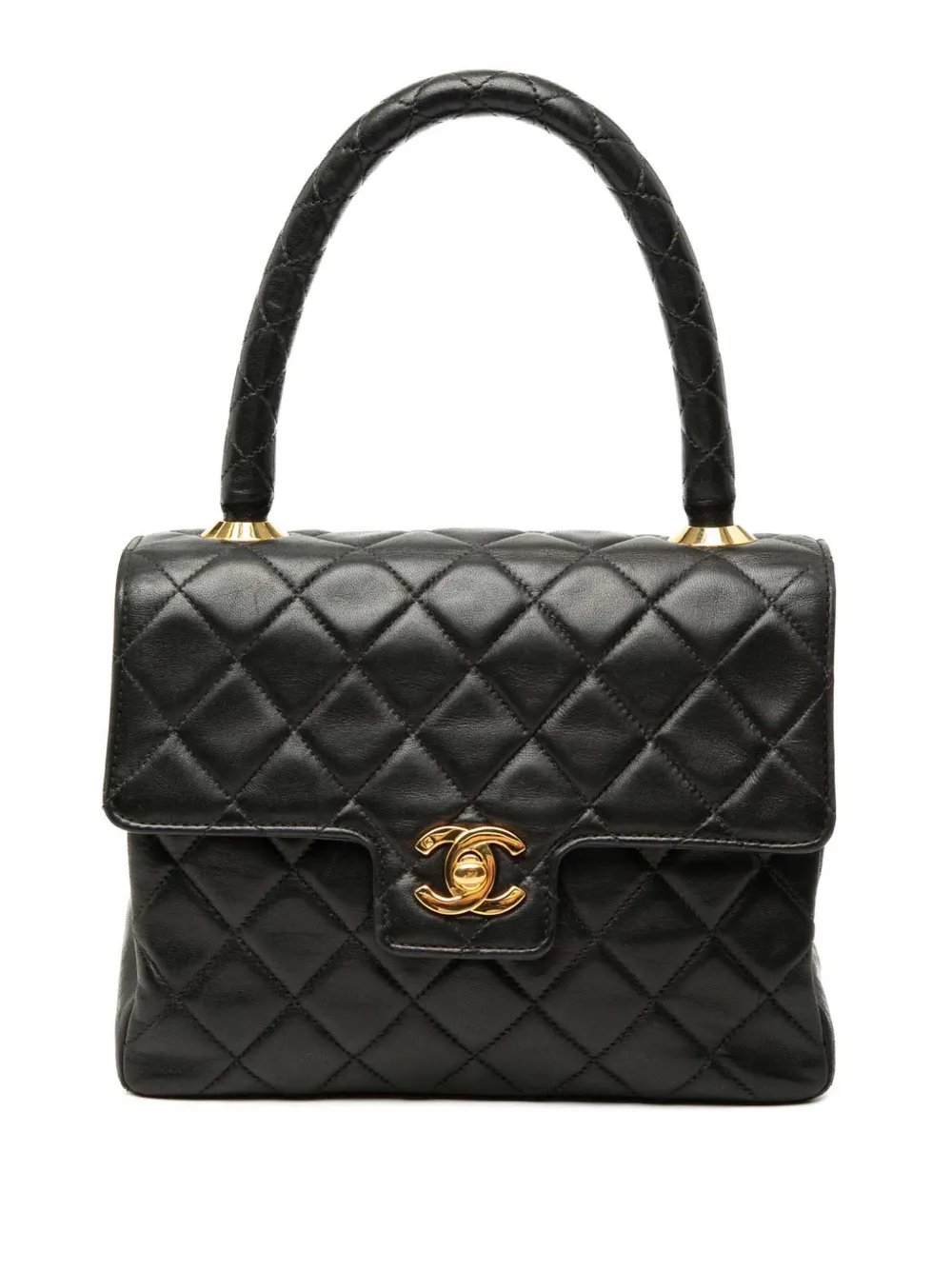 1991-1994 Small Lambskin Kelly Top Handle Bag handbag