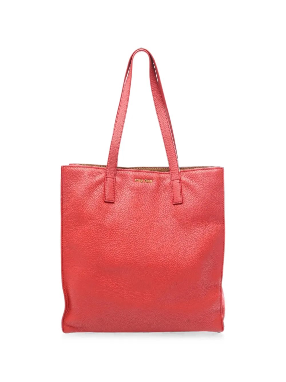 2000s leather tote bag