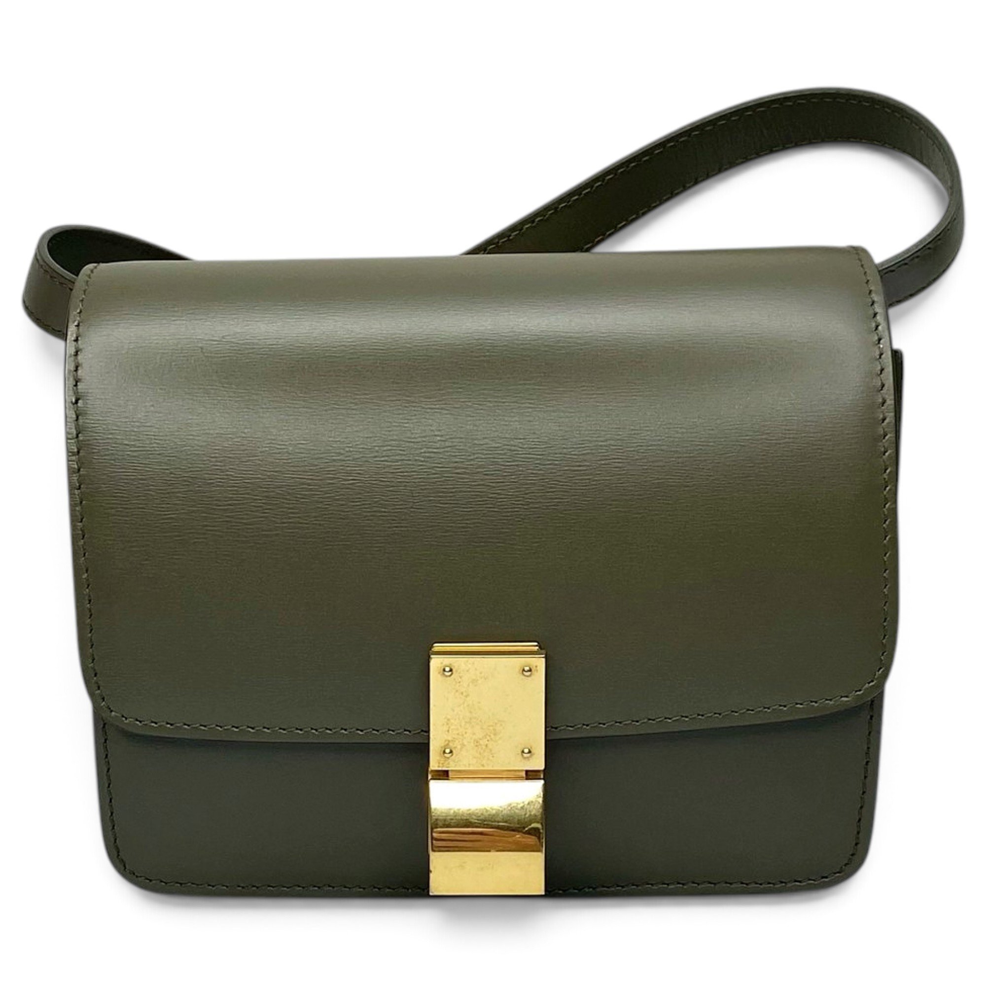 Classic leather handbag