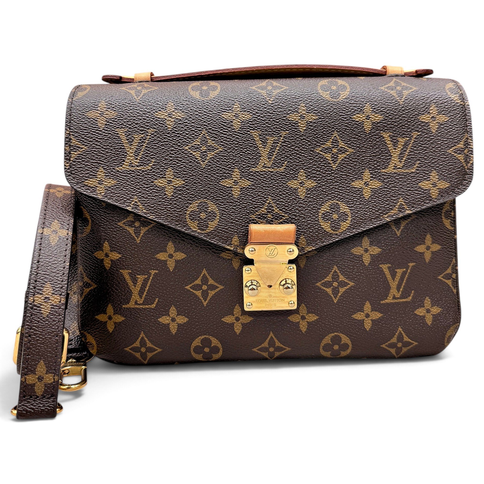 Metis leather handbag