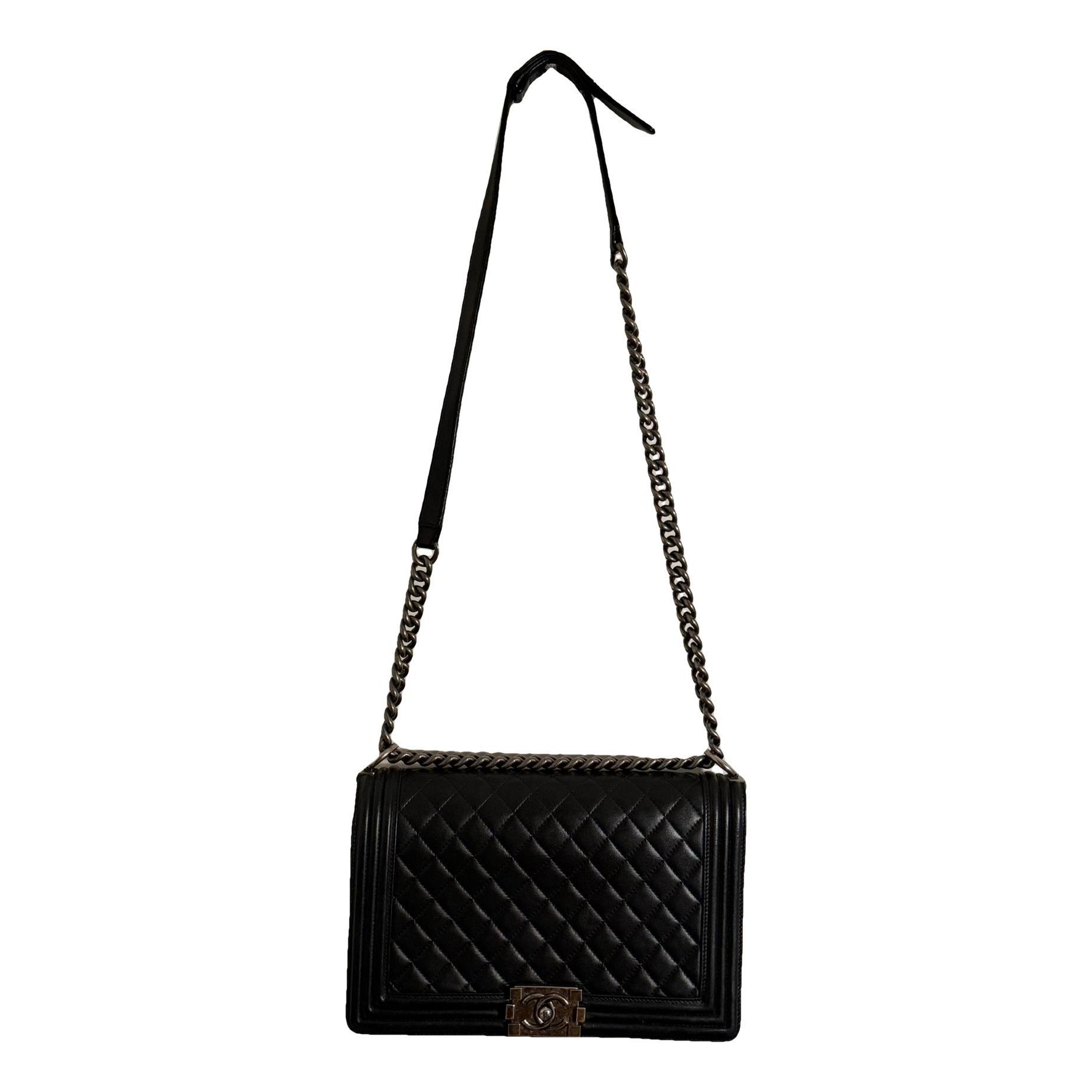 Boy leather crossbody bag