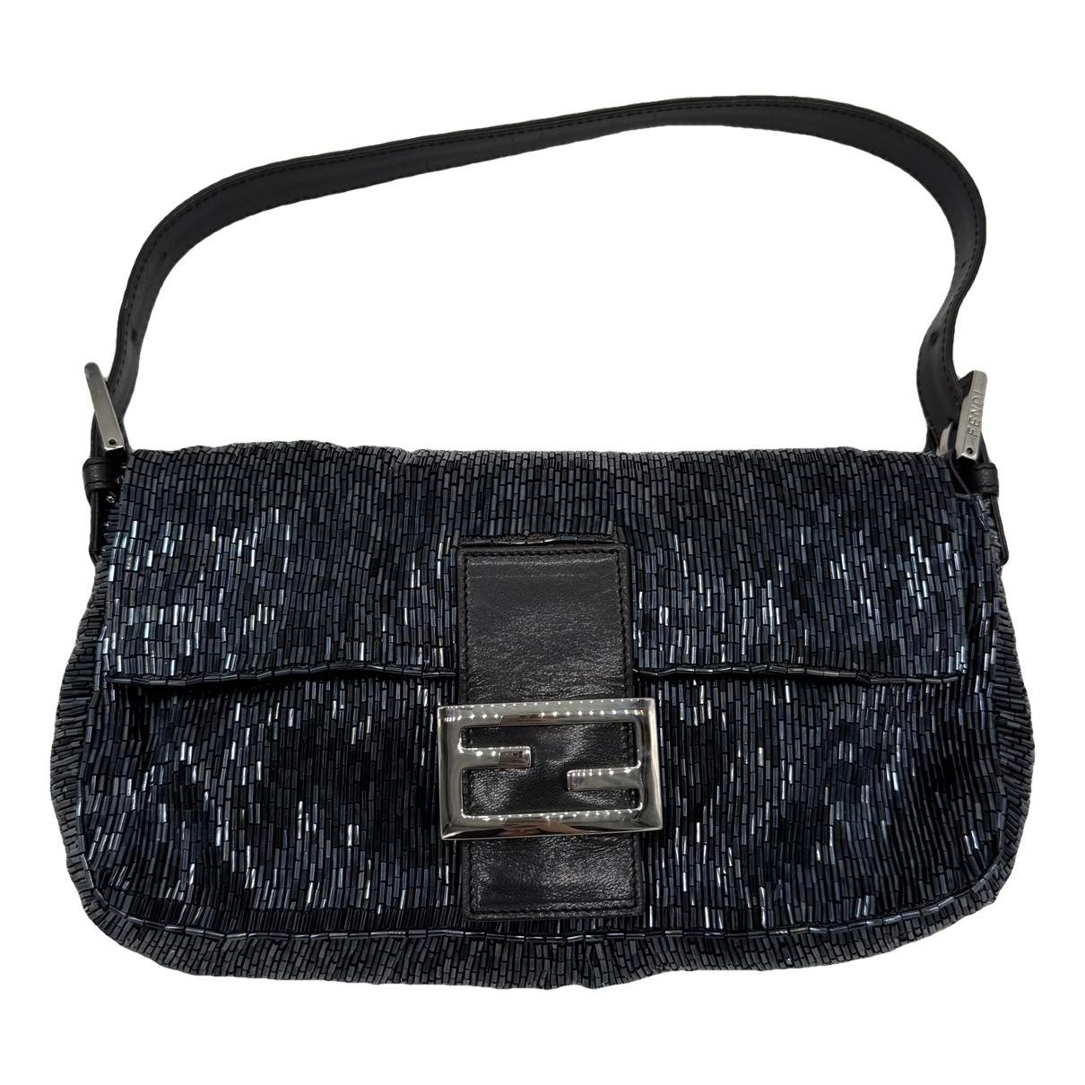 Baguette glitter handbag