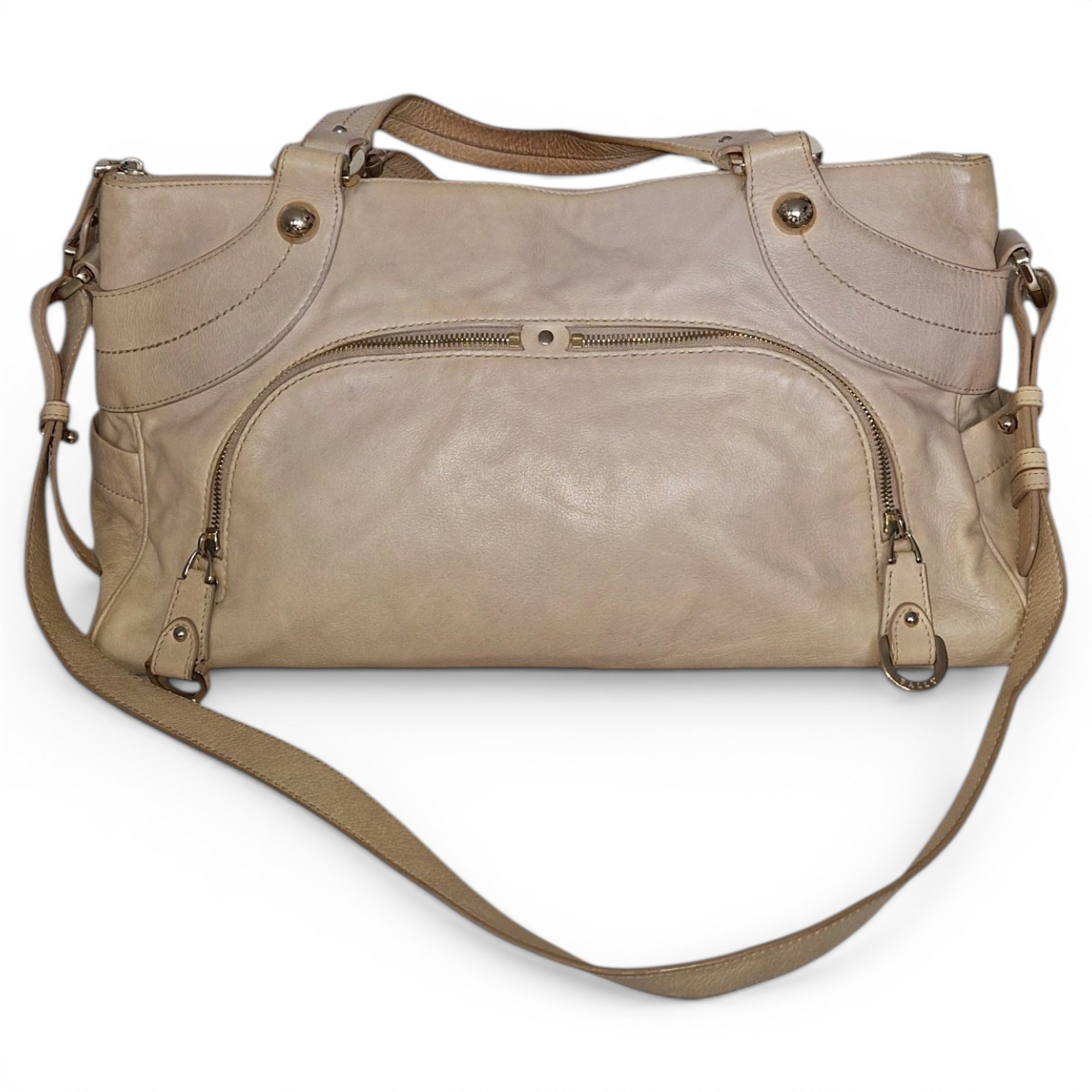 Leather handbag