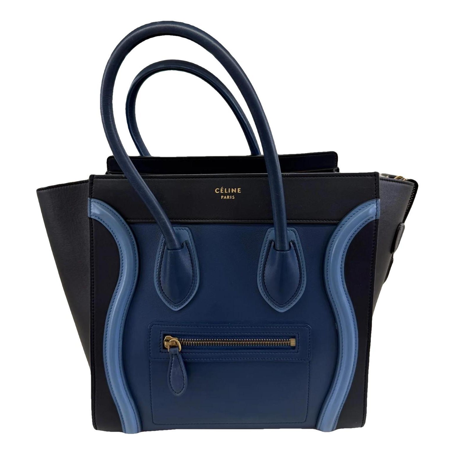 Luggage leather tote