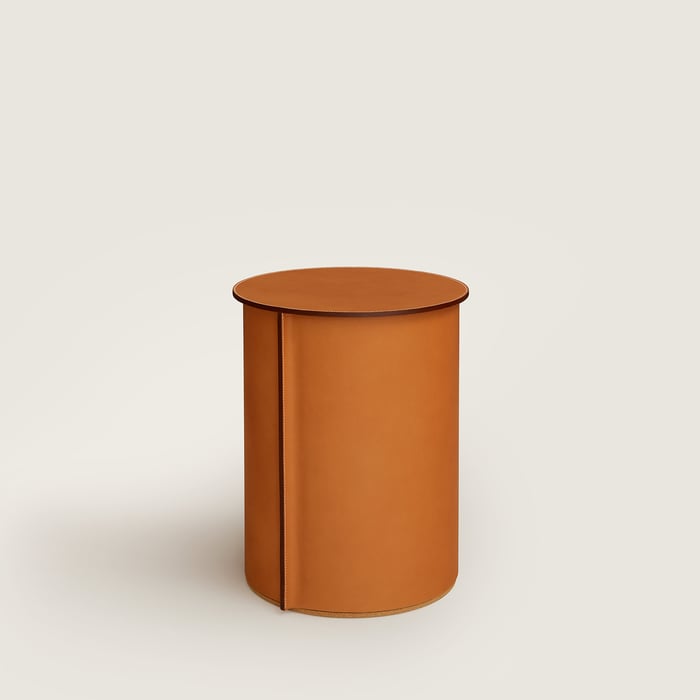 Naturel Equipages d'Hermès Cork Stool, Large Model