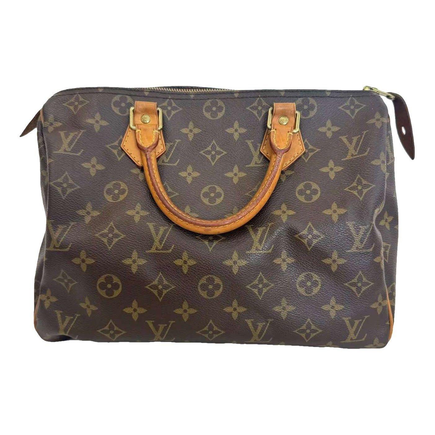 Speedy leather handbag