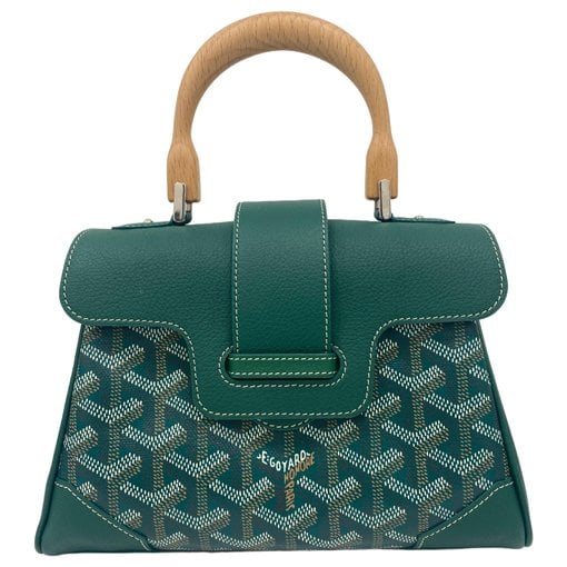 Goyard Saïgon leather handbag