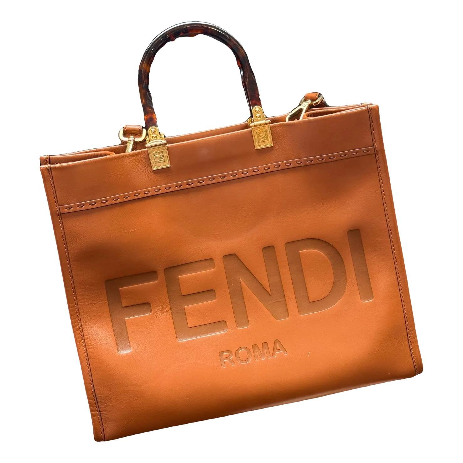 Sunshine leather tote