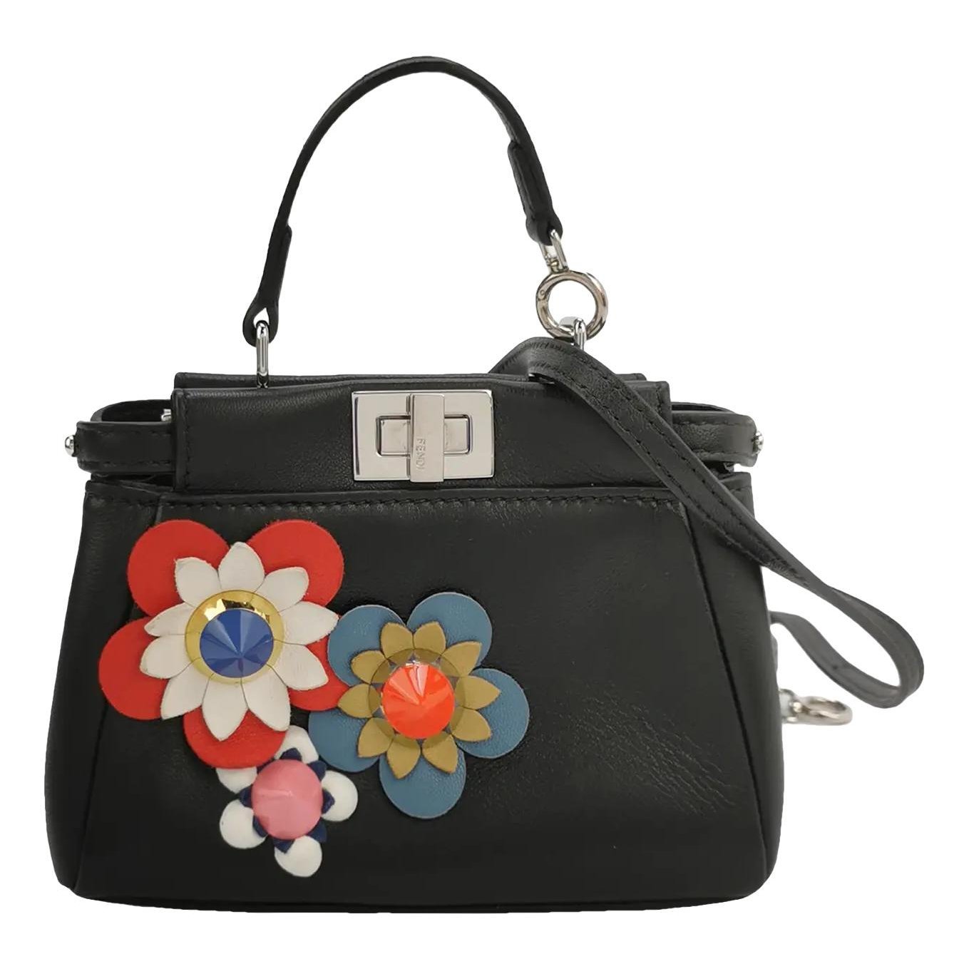 Peekaboo leather crossbody bag